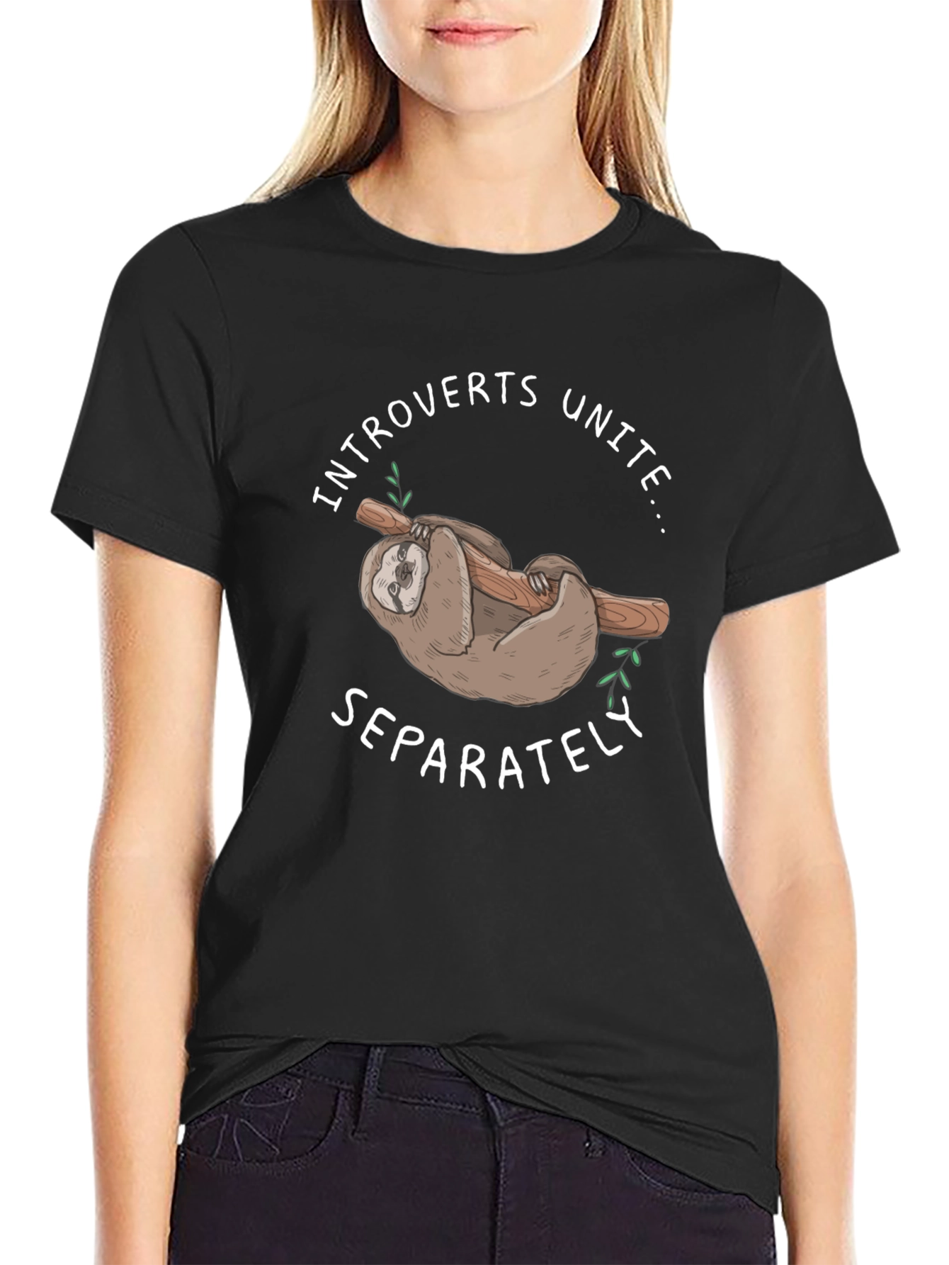 Introvert Sloth T-Shirt - Unite Separately