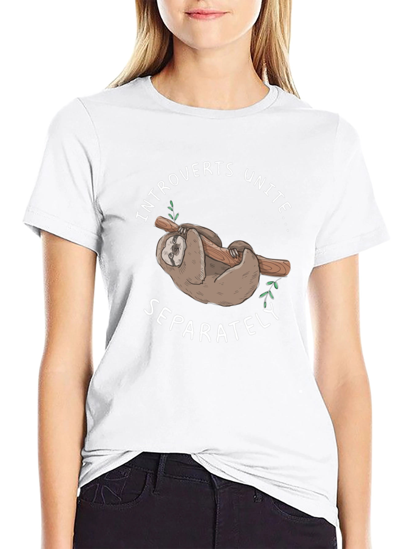 Introvert Sloth T-Shirt - Unite Separately