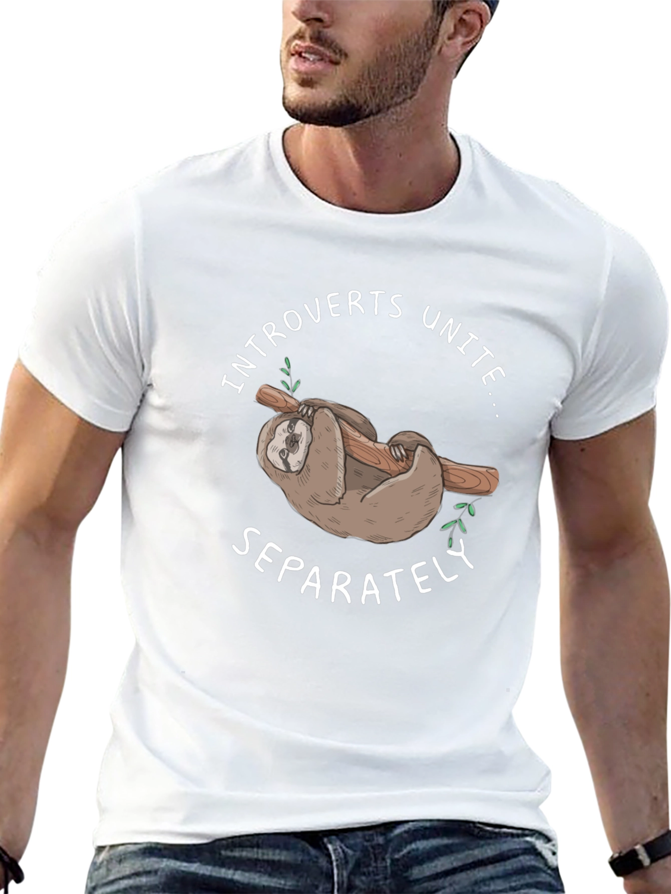 Introvert Sloth T-Shirt - Unite Separately