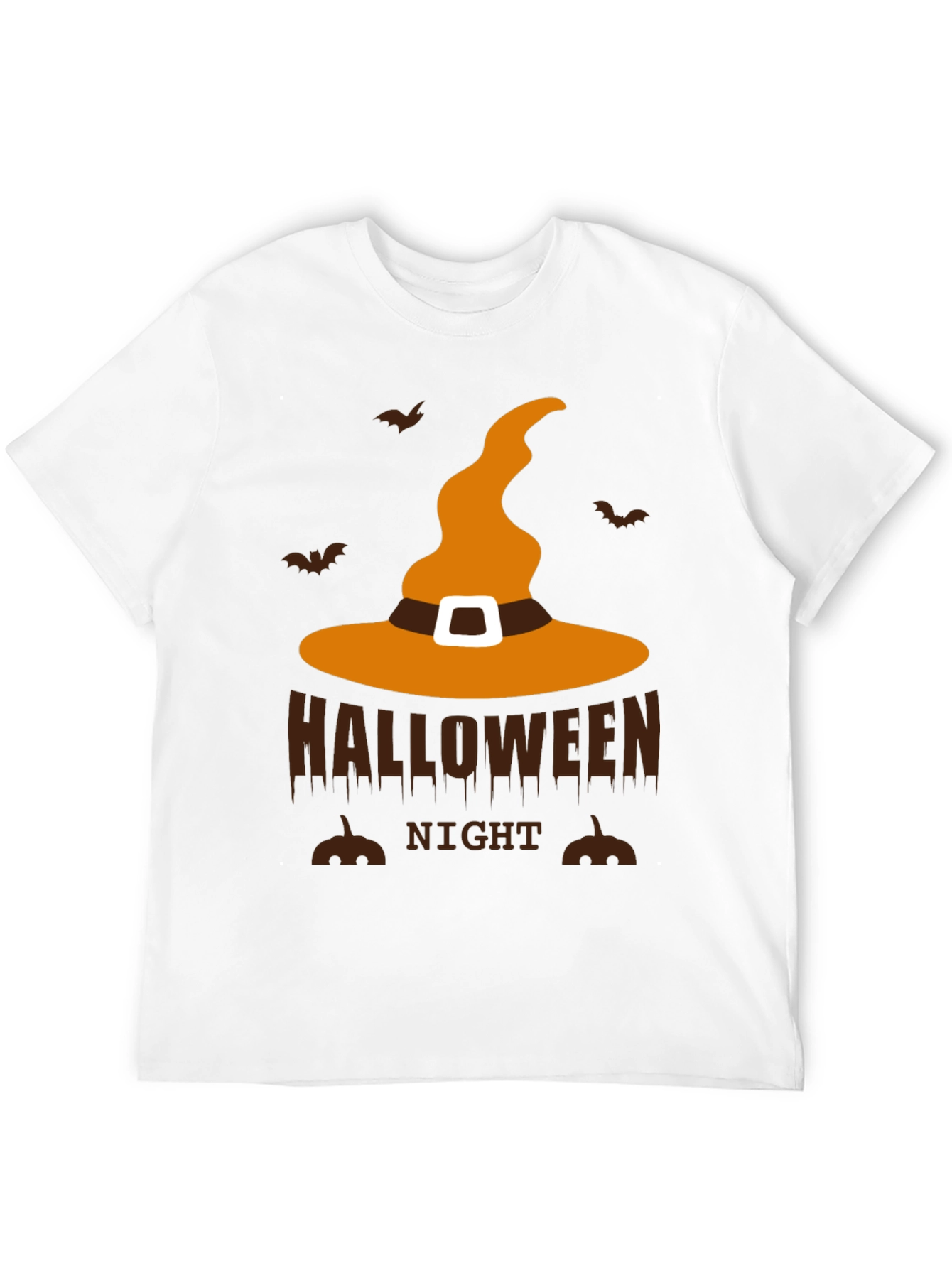 Halloween Night T-Shirt - Witch Hat Design