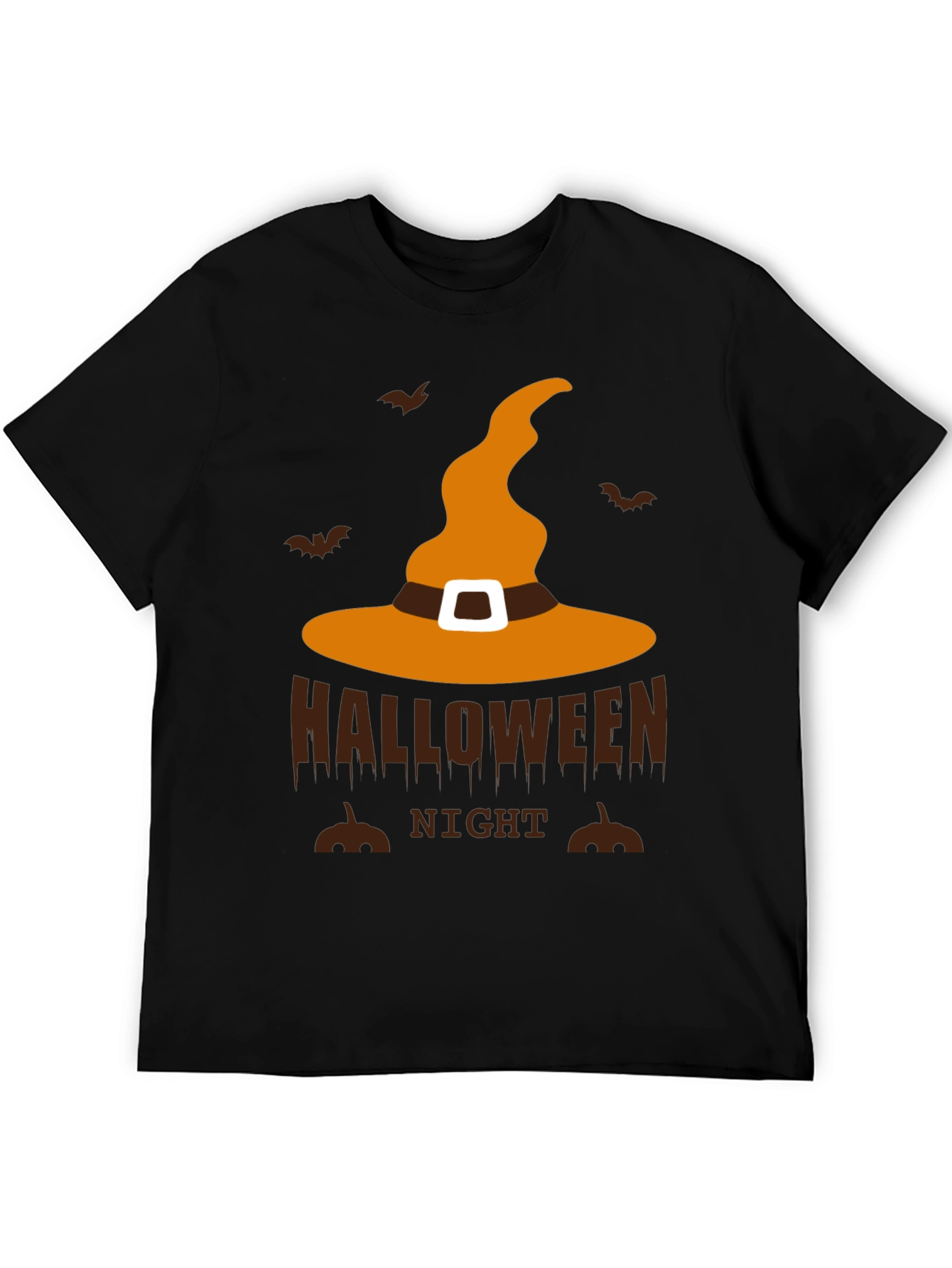 Halloween Night T-Shirt - Witch Hat Design