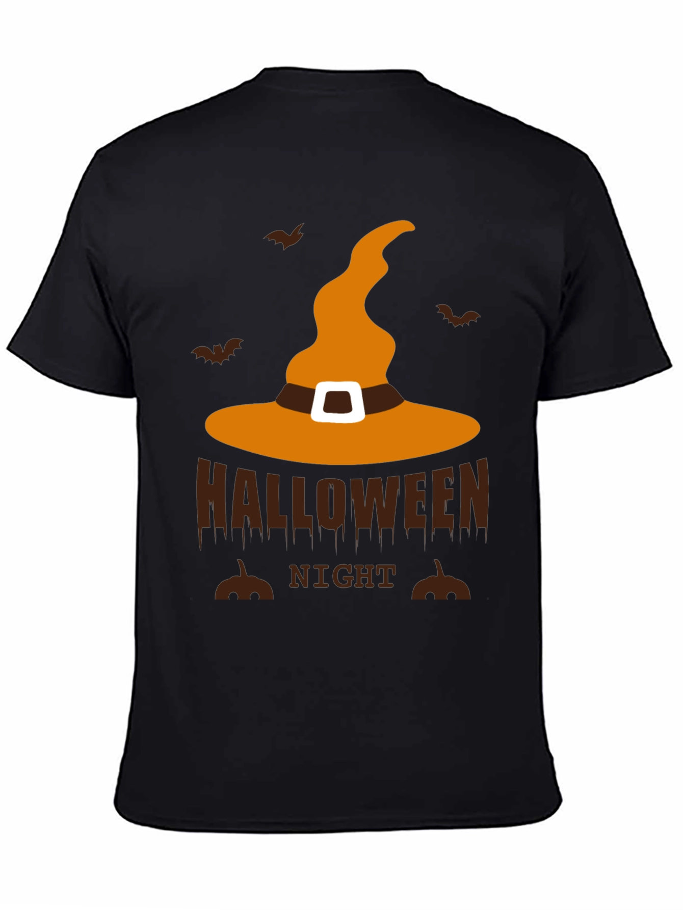 Halloween Night T-Shirt - Witch Hat Design