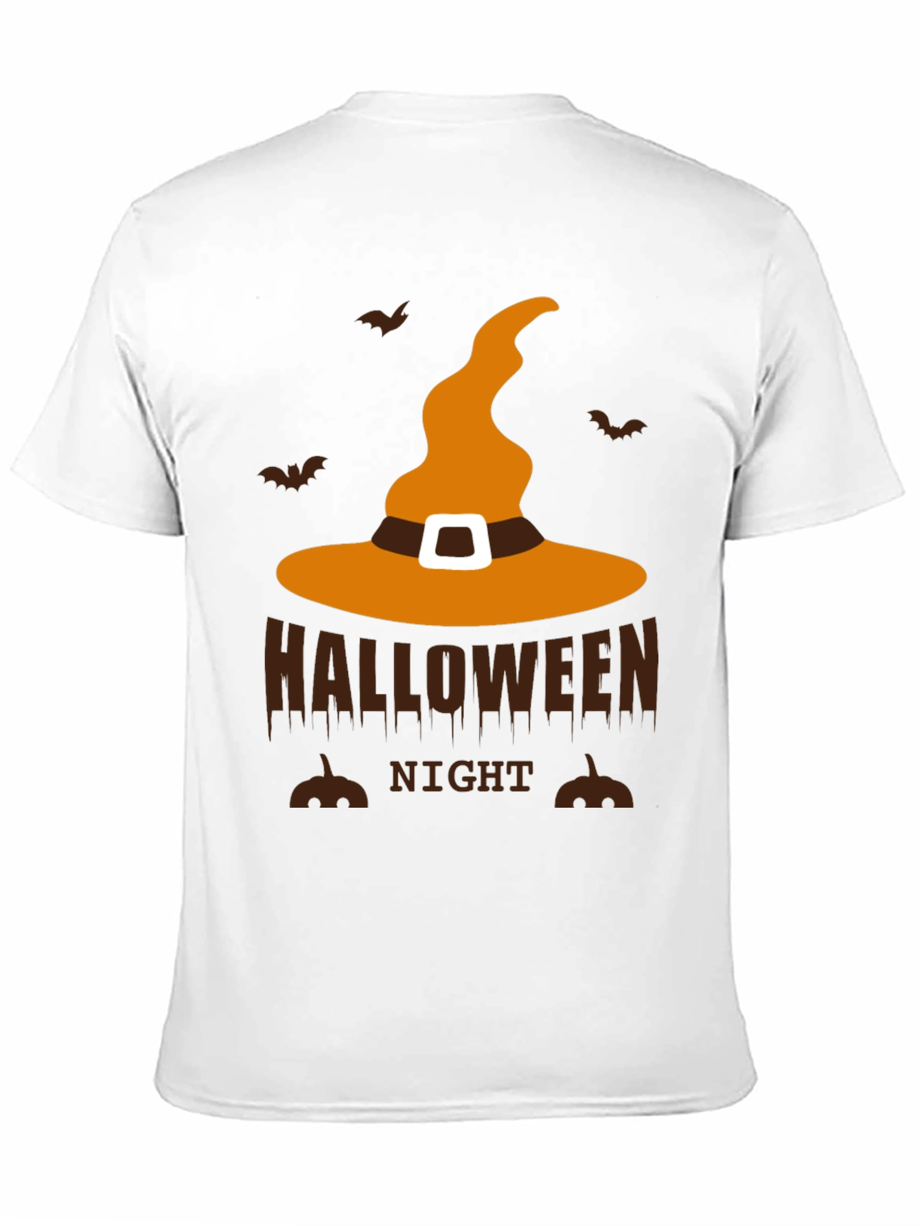 Halloween Night T-Shirt - Witch Hat Design