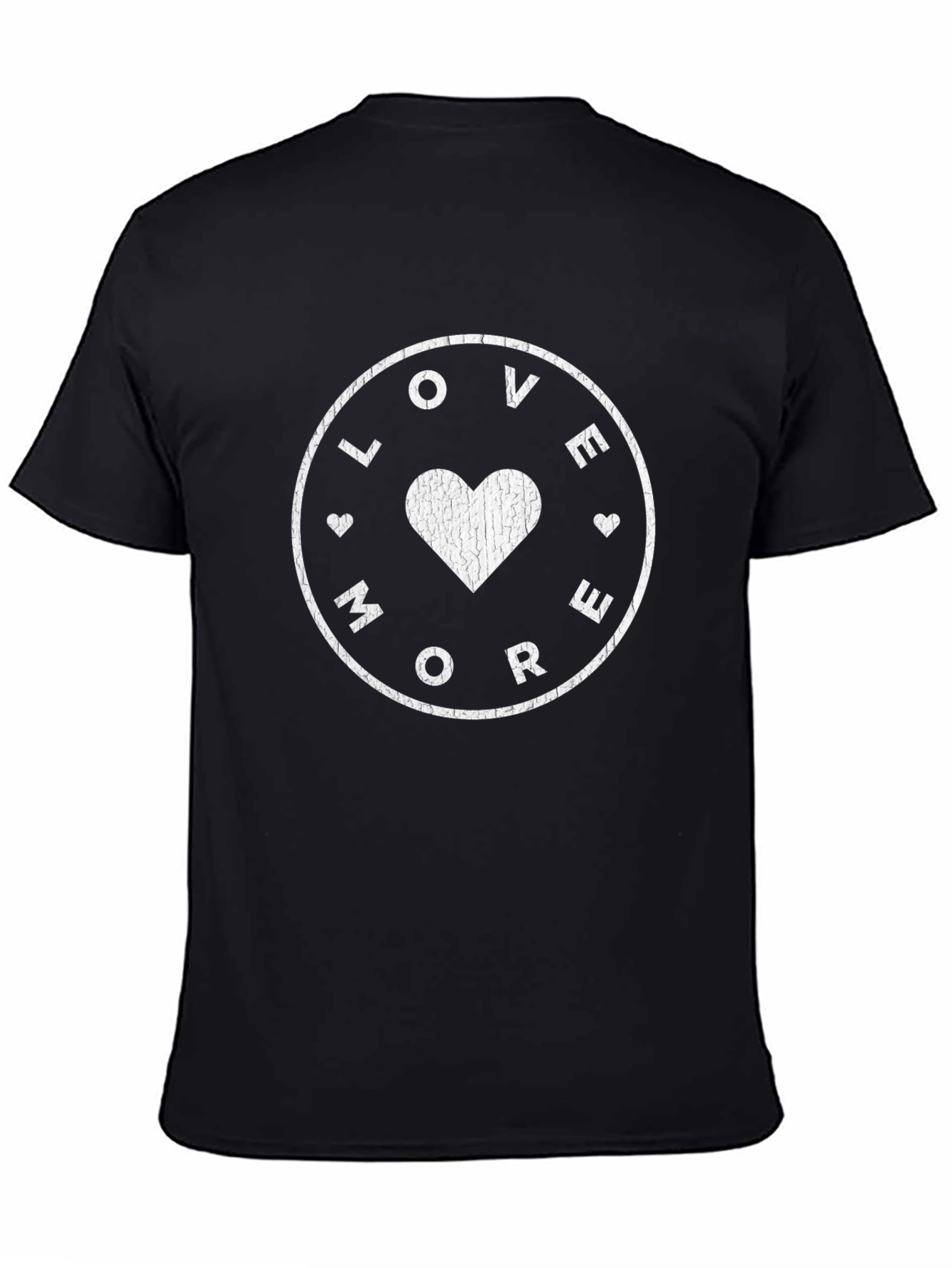 Love More Graphic Tee - Heart Design