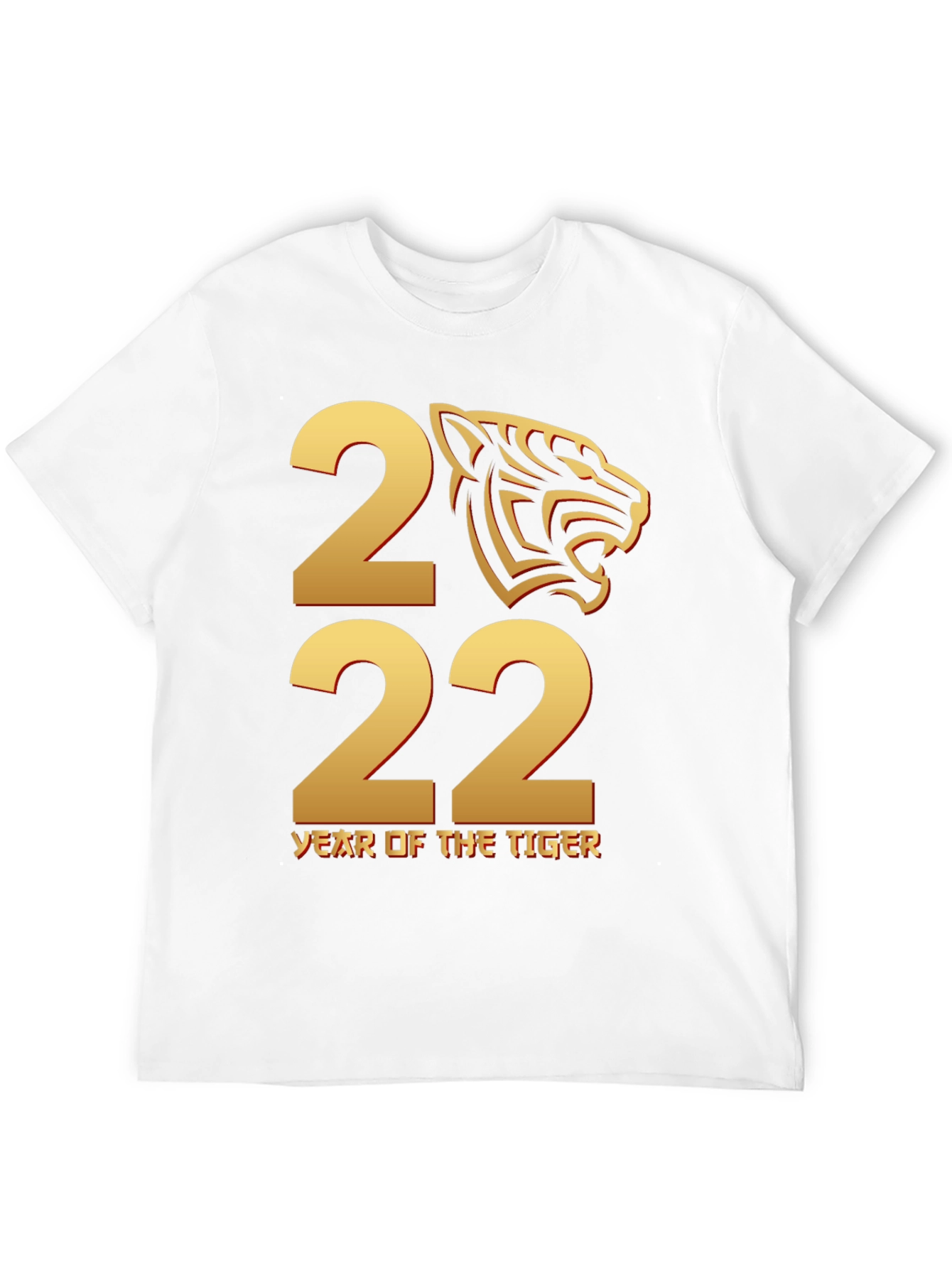 Year of the Tiger 2022 Black T-Shirt