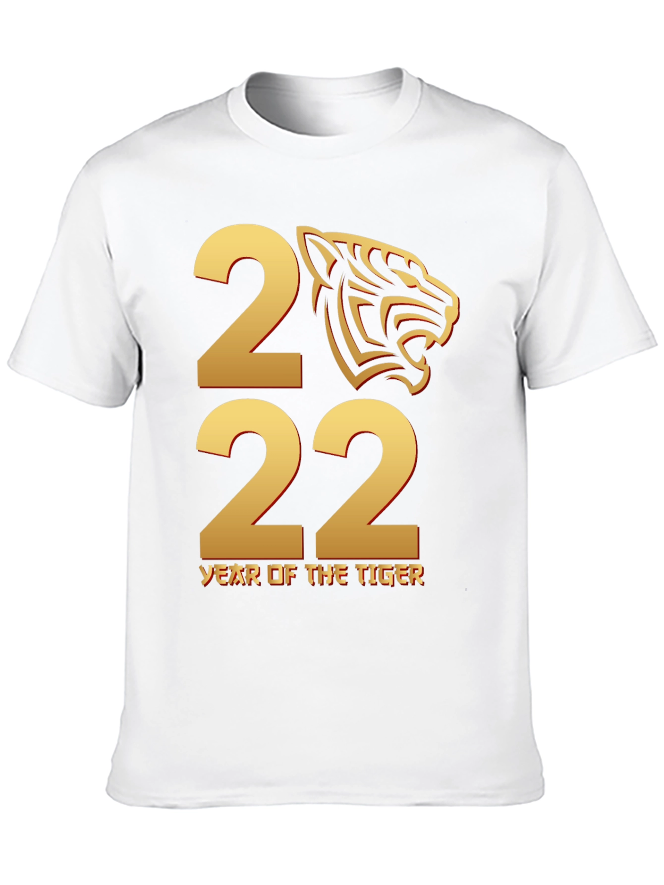 Year of the Tiger 2022 Black T-Shirt