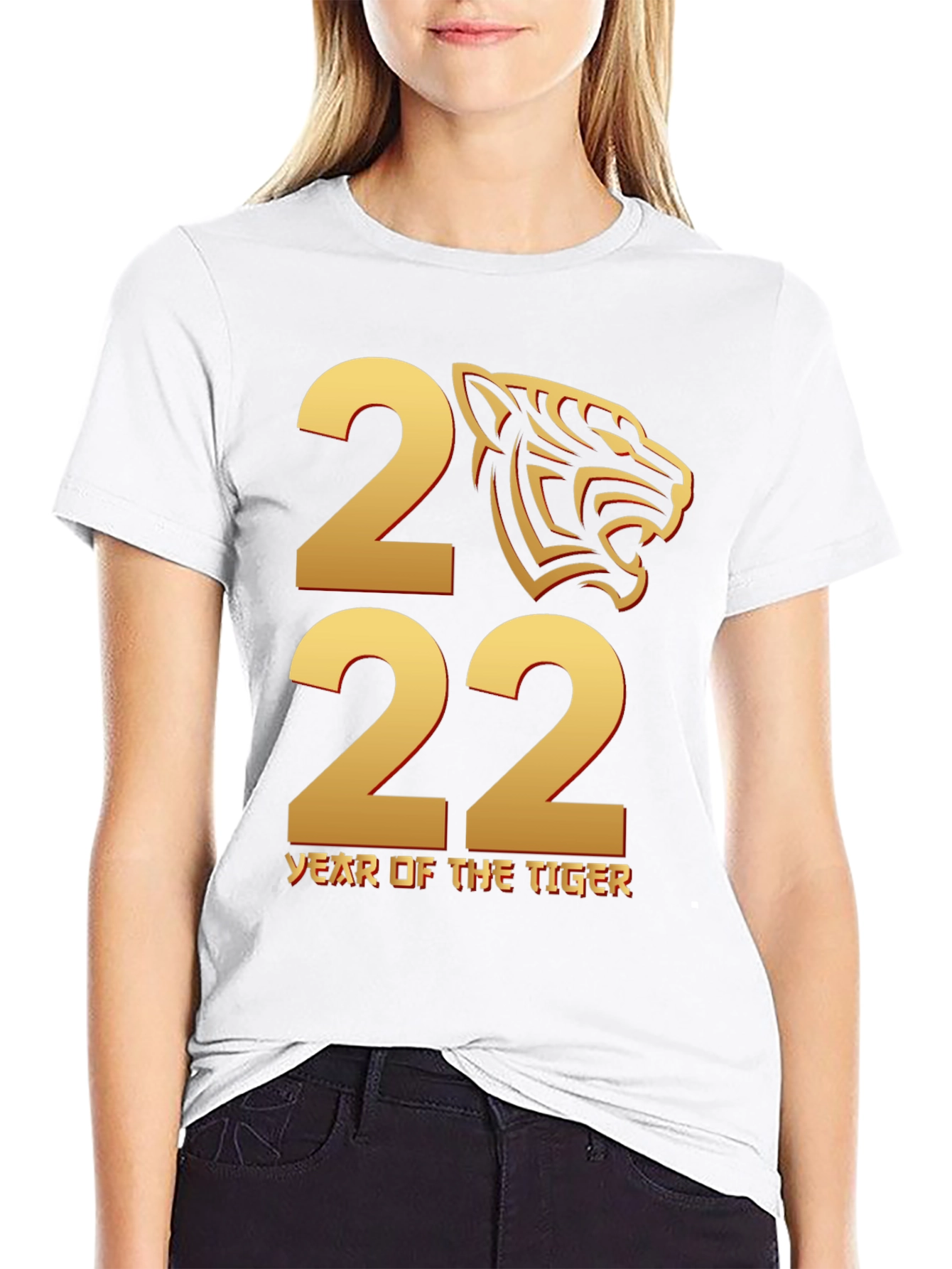 Year of the Tiger 2022 Black T-Shirt