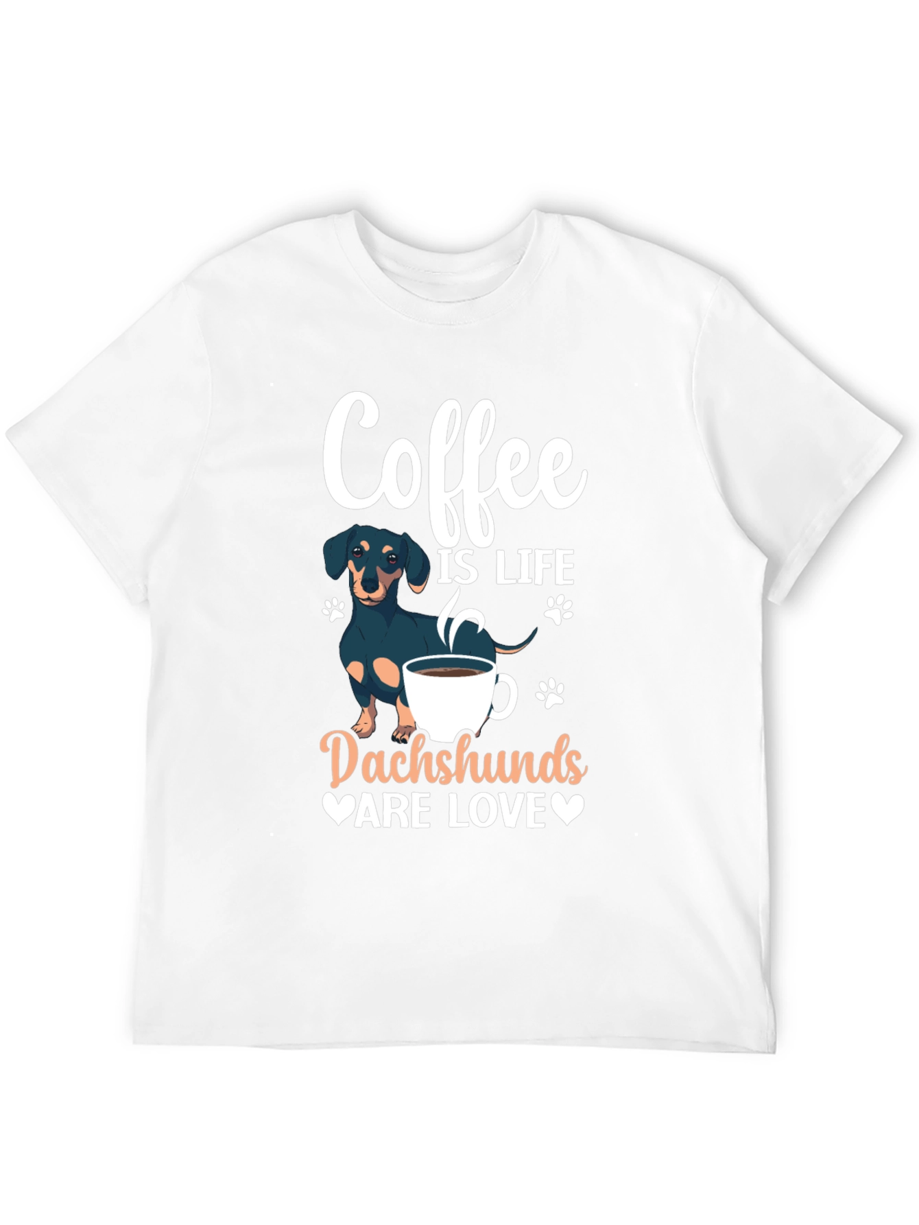 Coffee & Dachshunds T-Shirt - Perfect Gift!