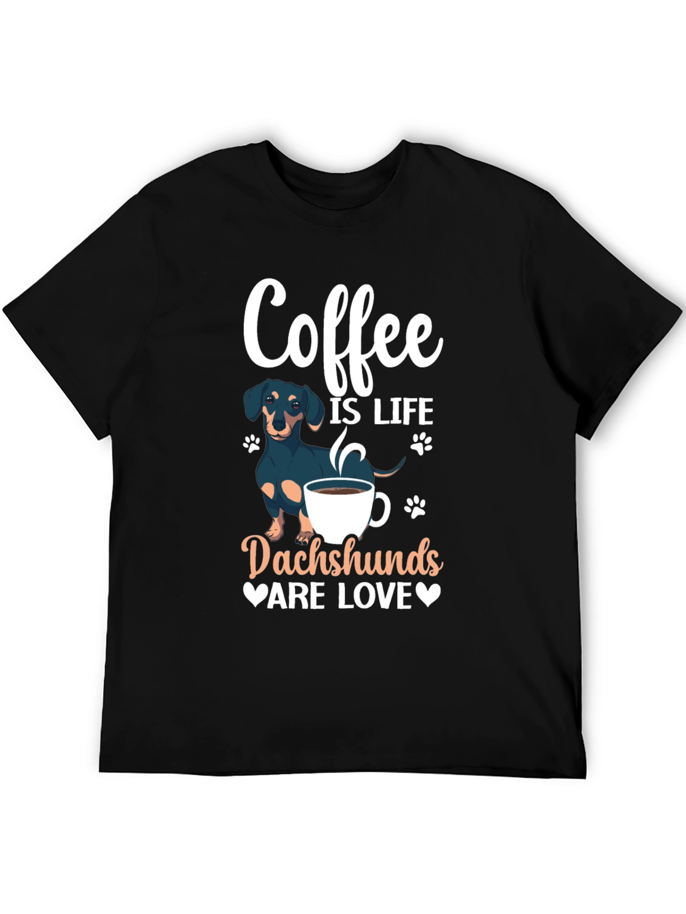Coffee & Dachshunds T-Shirt - Perfect Gift!