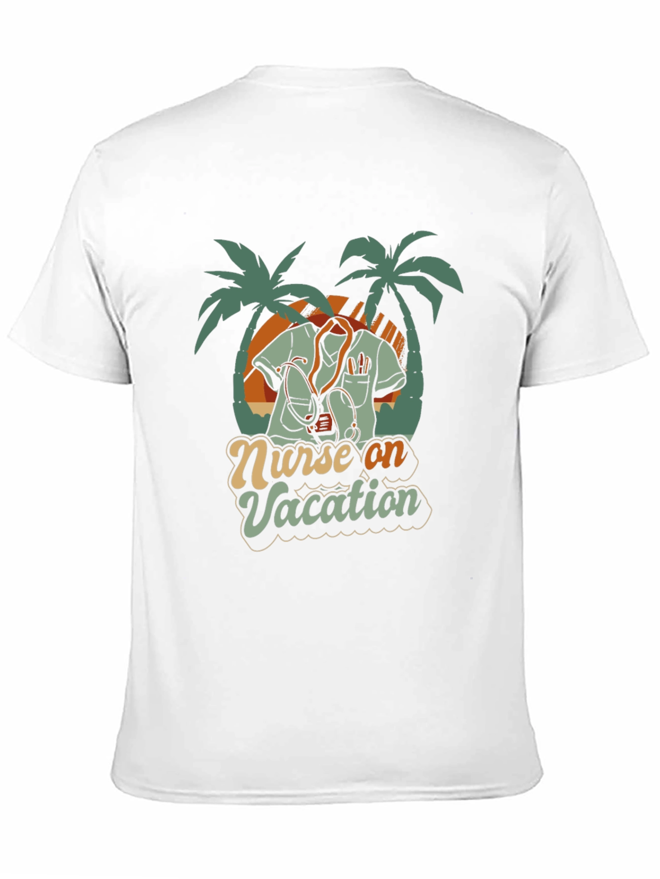 Nurse On Vacation Graphic T-Shirt