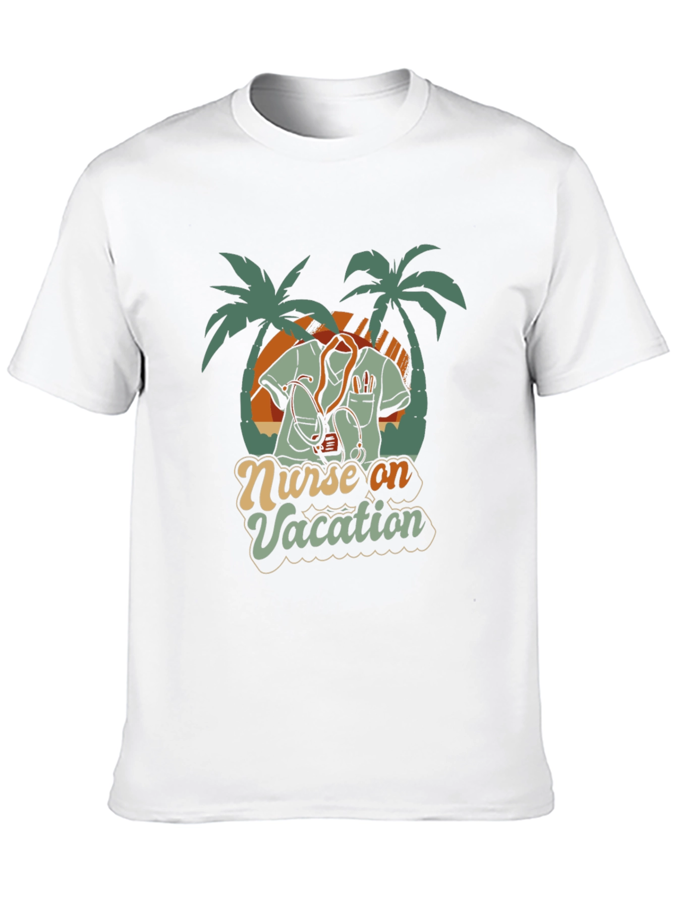 Nurse On Vacation Graphic T-Shirt