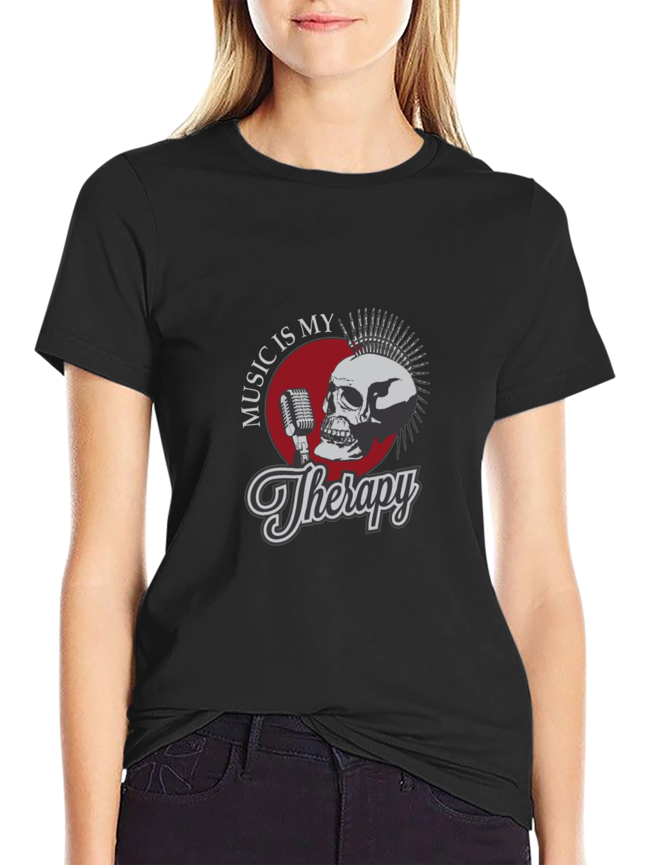 Music Is My Therapy Graphic Tee