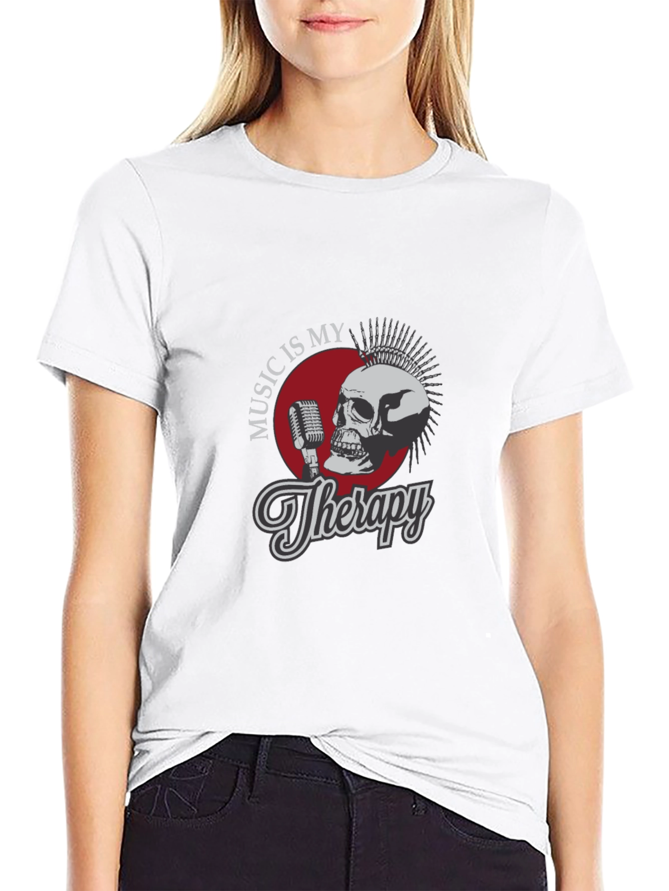 Music Is My Therapy Graphic Tee