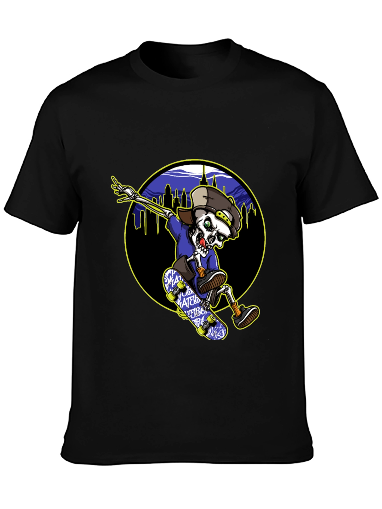 Skateboarding Skeleton T-Shirt