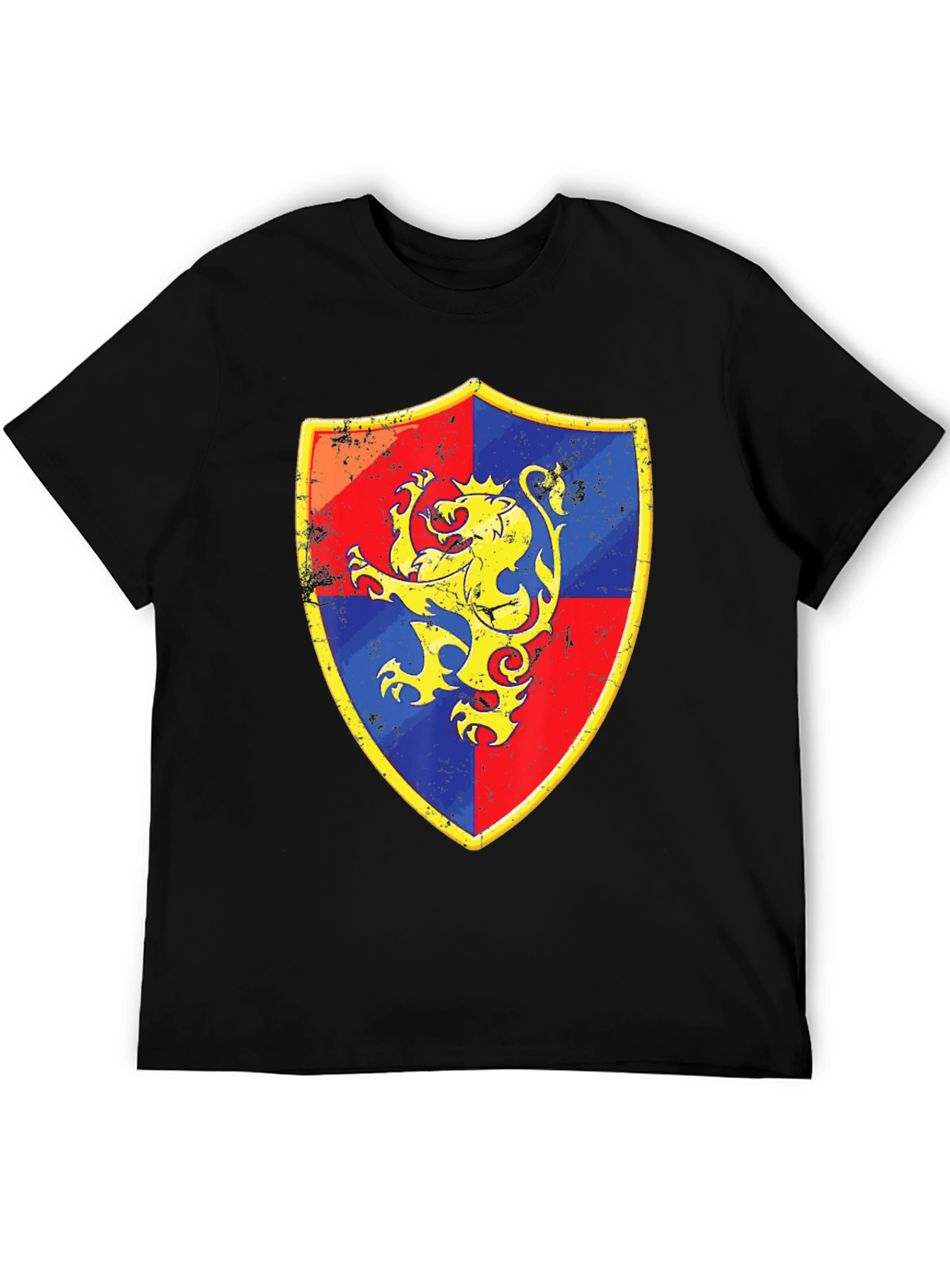 Lion Rampant Shield Graphic T-Shirt
