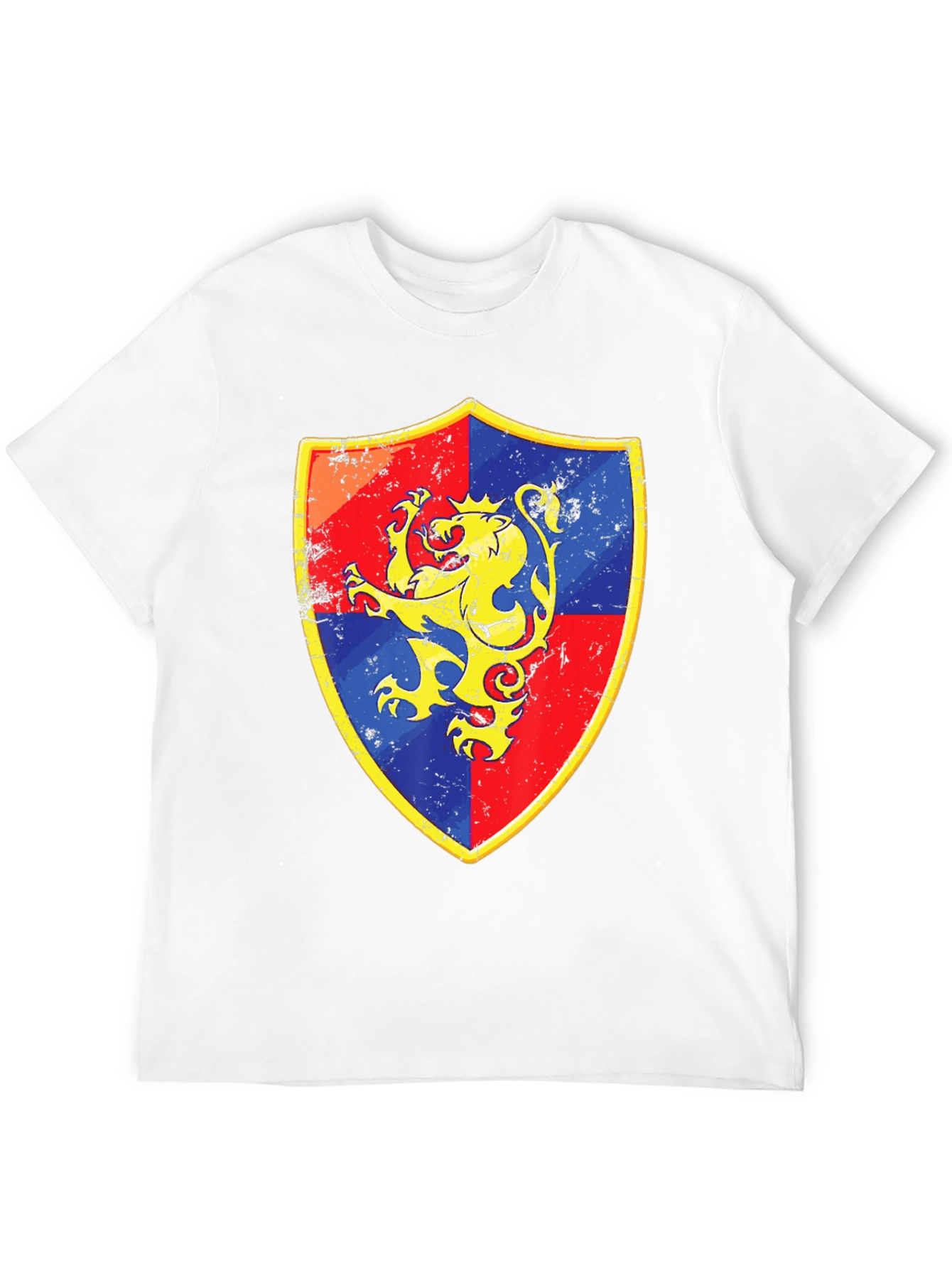 Lion Rampant Shield Graphic T-Shirt