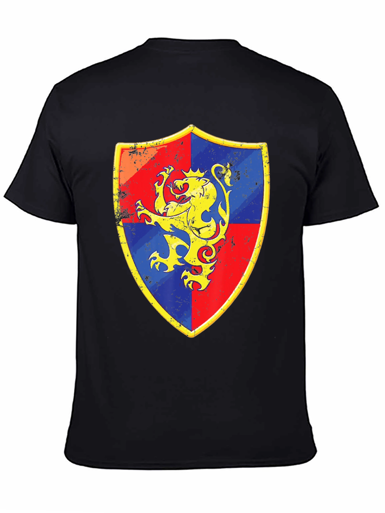Lion Rampant Shield Graphic T-Shirt