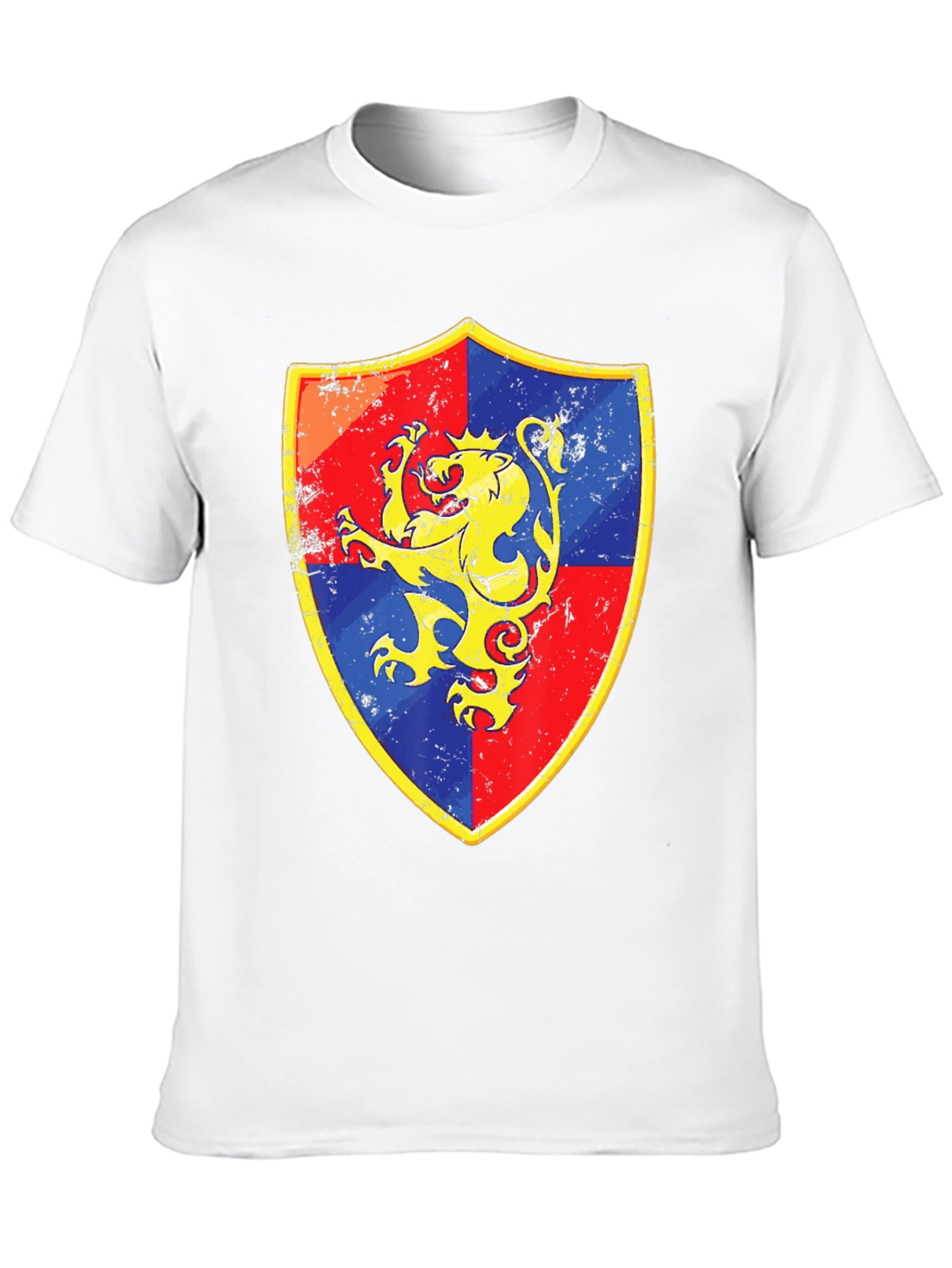 Lion Rampant Shield Graphic T-Shirt