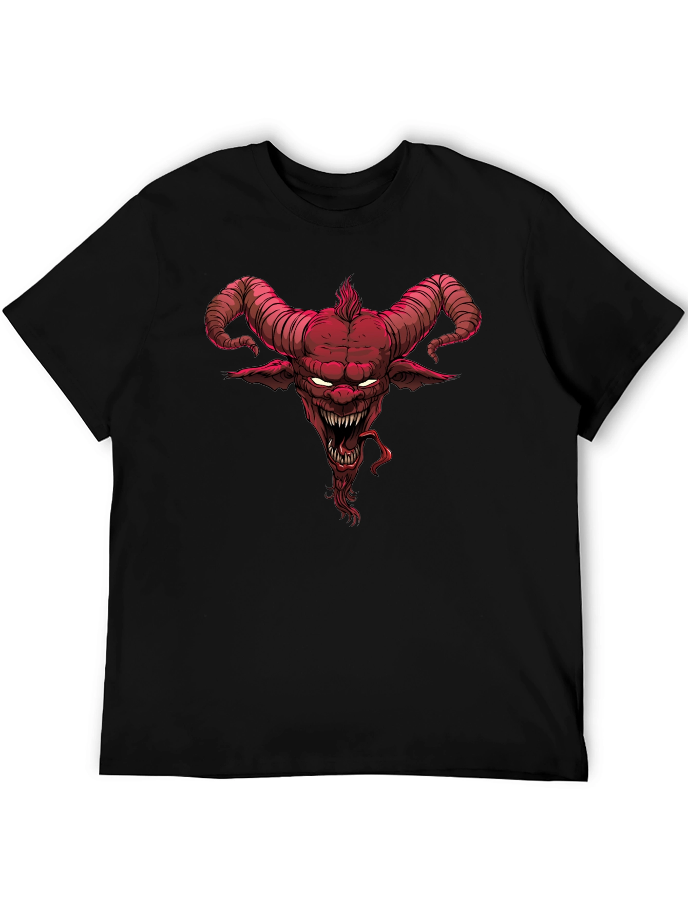 Red Demon Graphic Tee - Unleash Your Dark Side