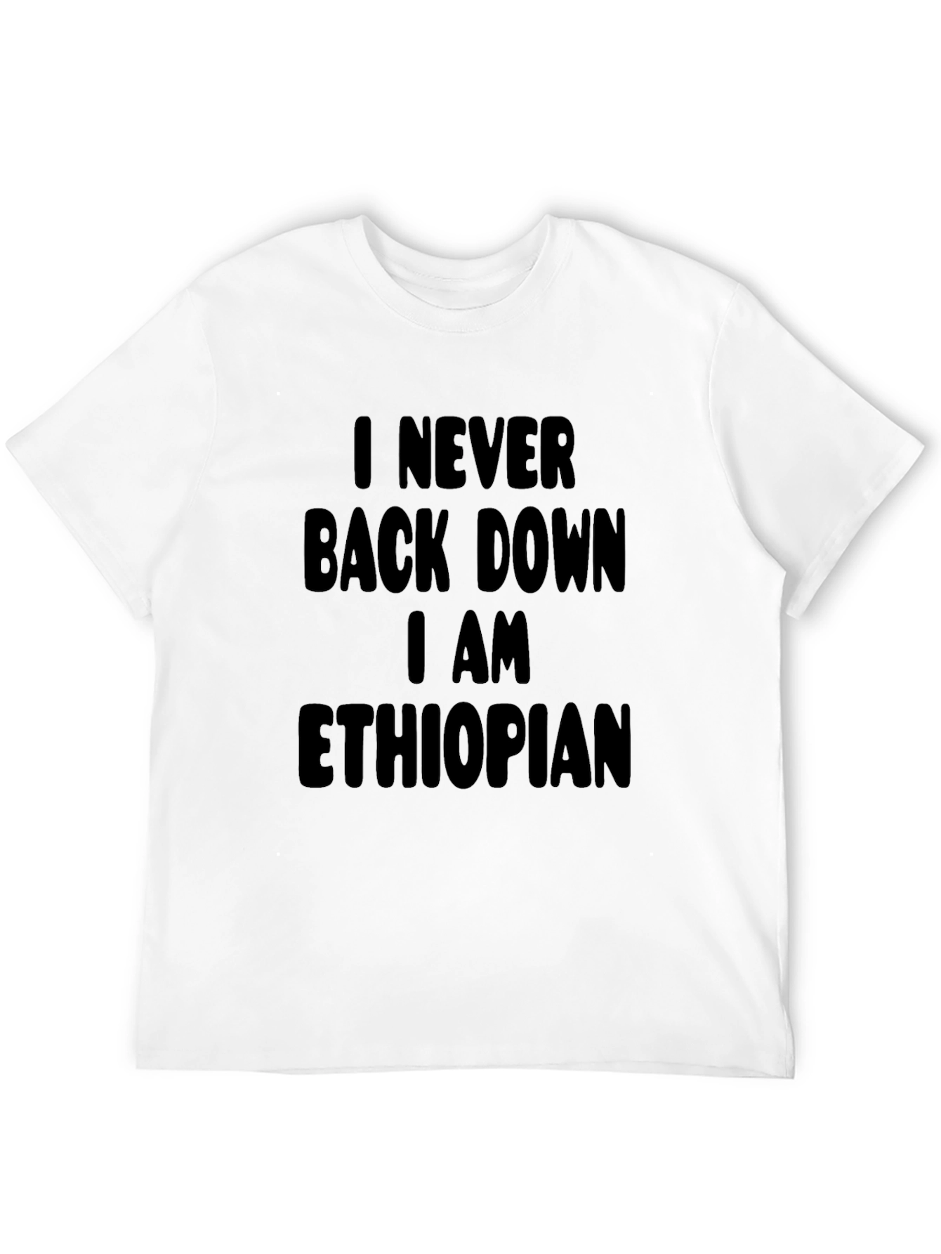 Ethiopian Pride Black T-Shirt