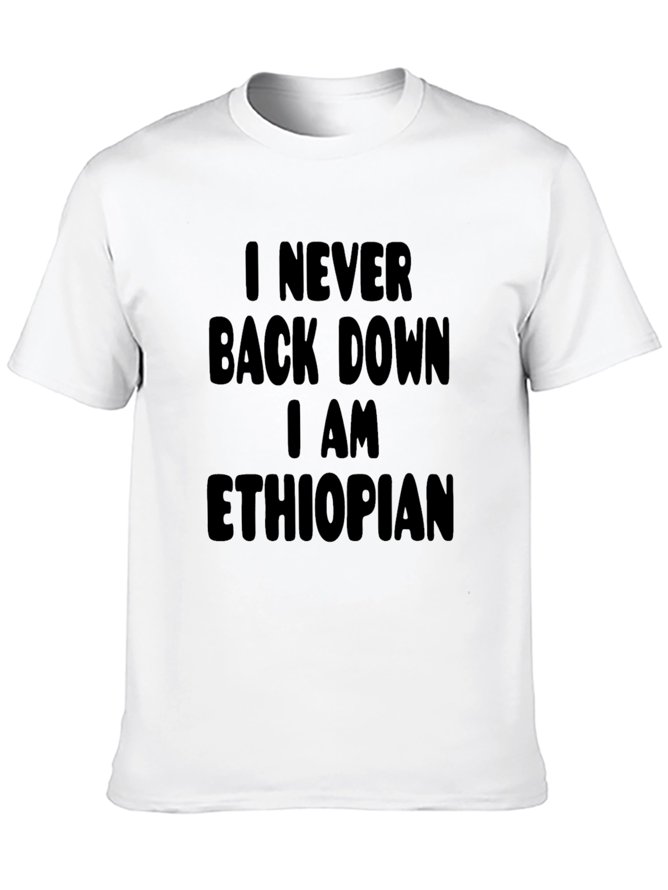 Ethiopian Pride Black T-Shirt