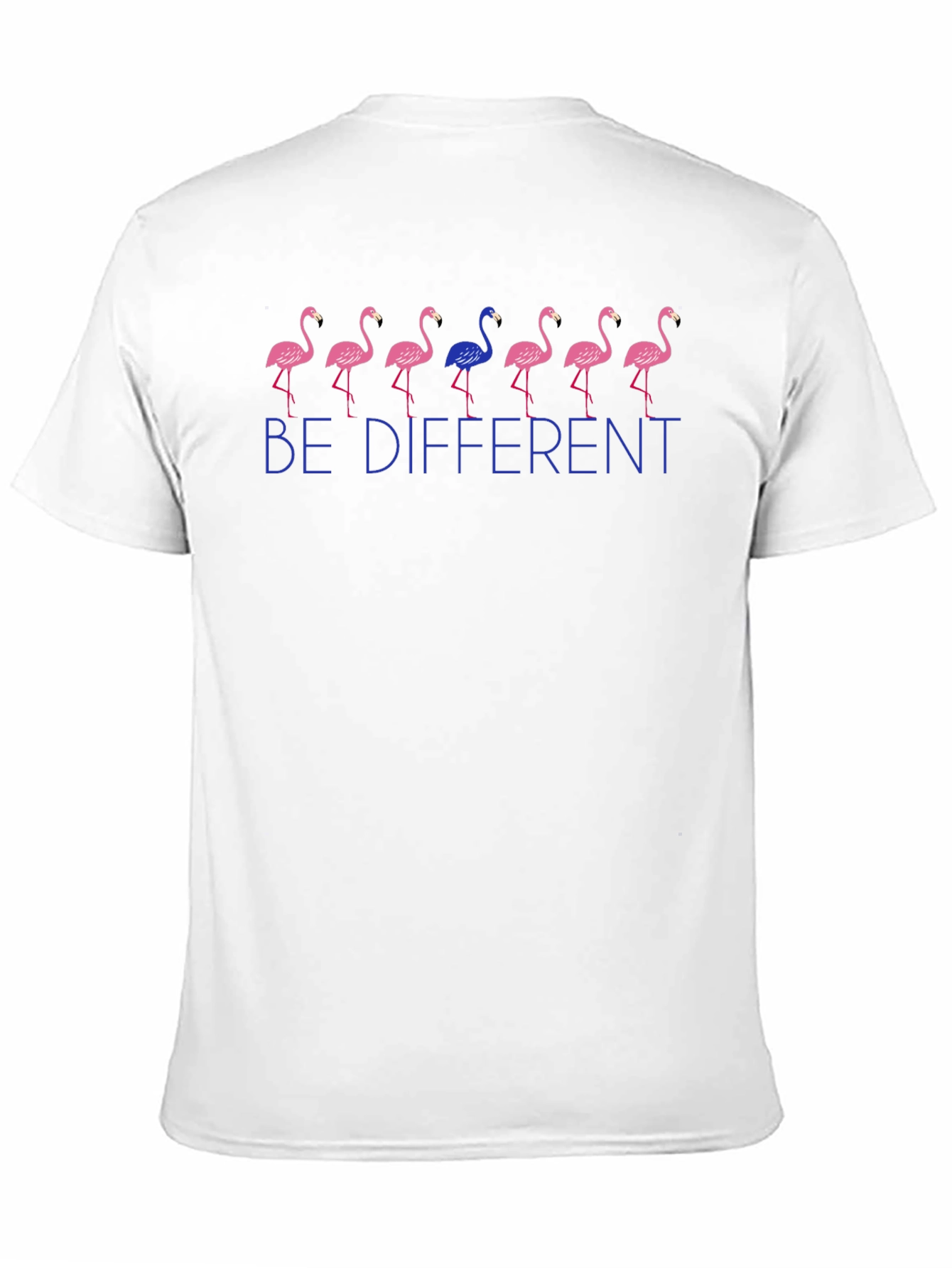 Be Different Flamingo Graphic Tee - Unique Mens T-Shirt