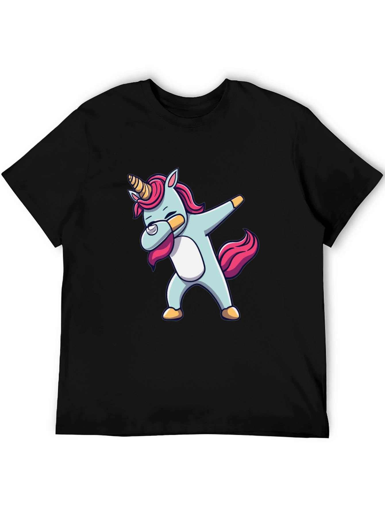 Unicorn Dab Black T-Shirt