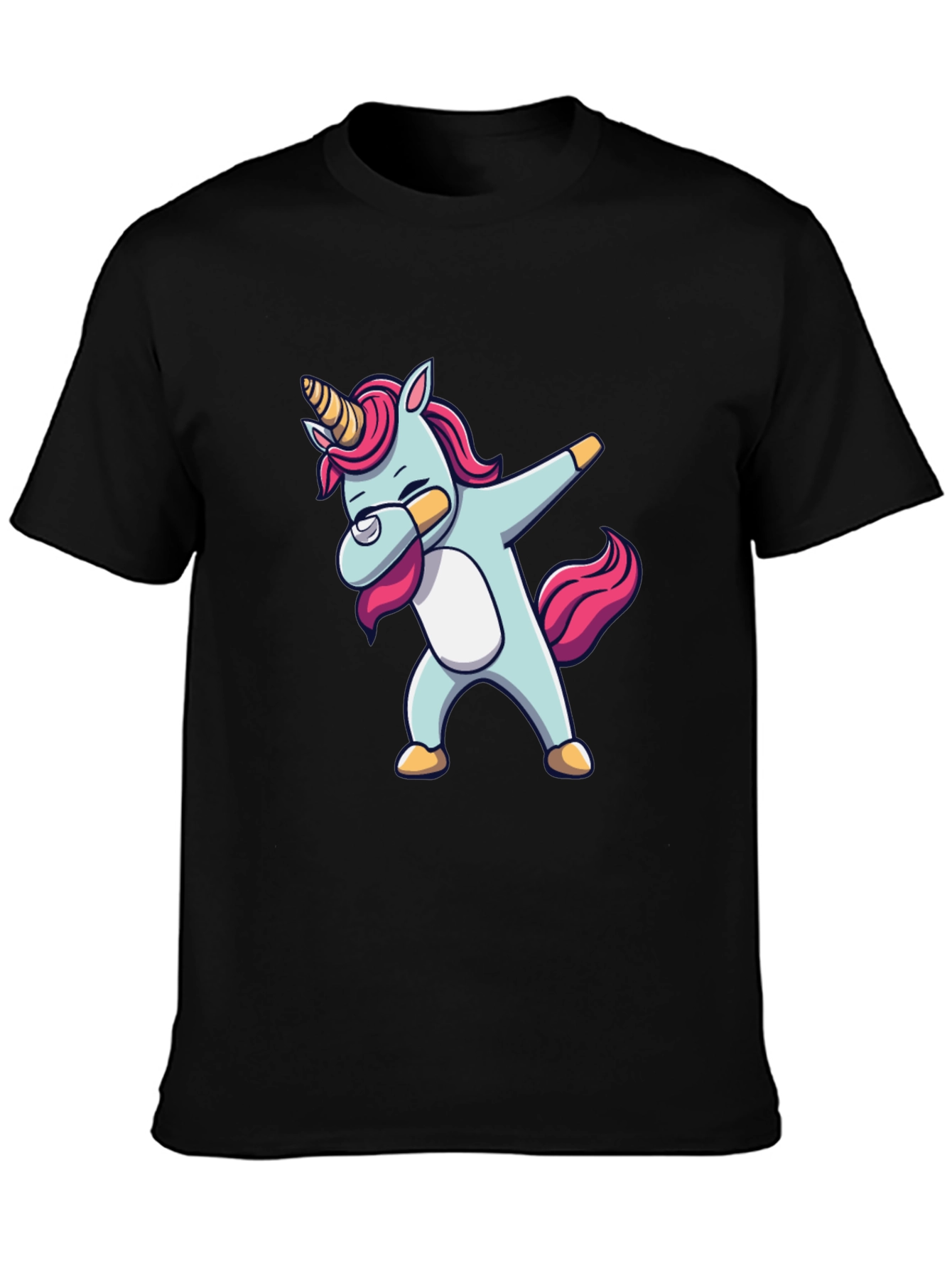 Unicorn Dab Black T-Shirt