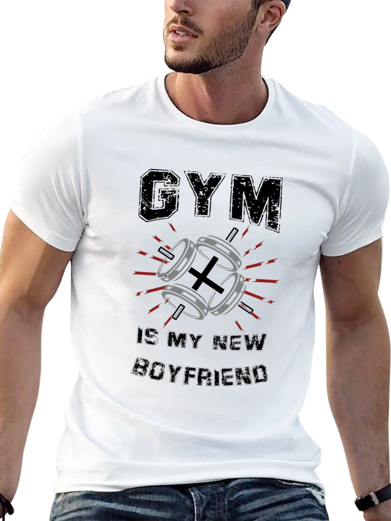 Gym Is My New Boyfriend Funny T-Shirt