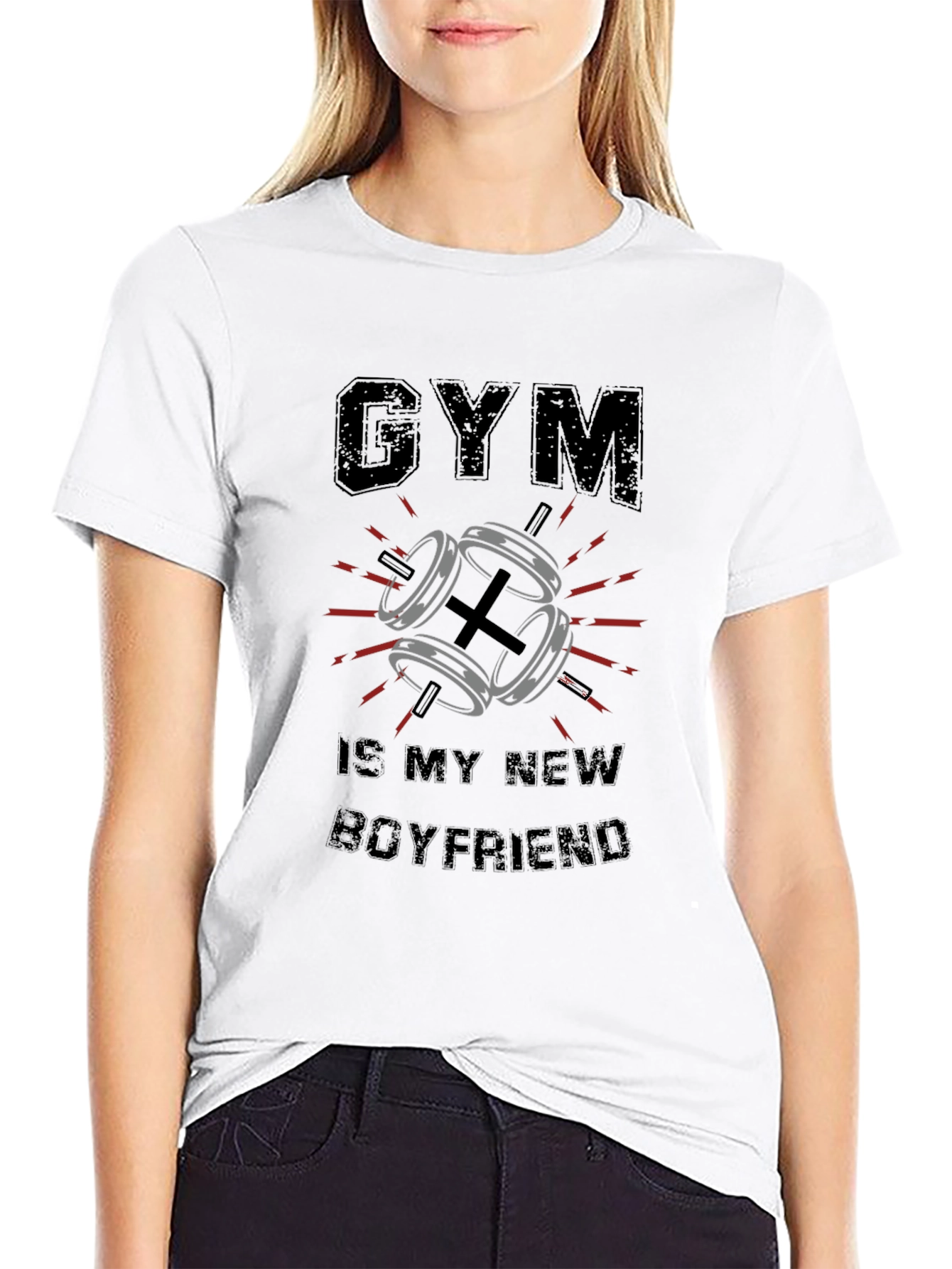 Gym Is My New Boyfriend Funny T-Shirt