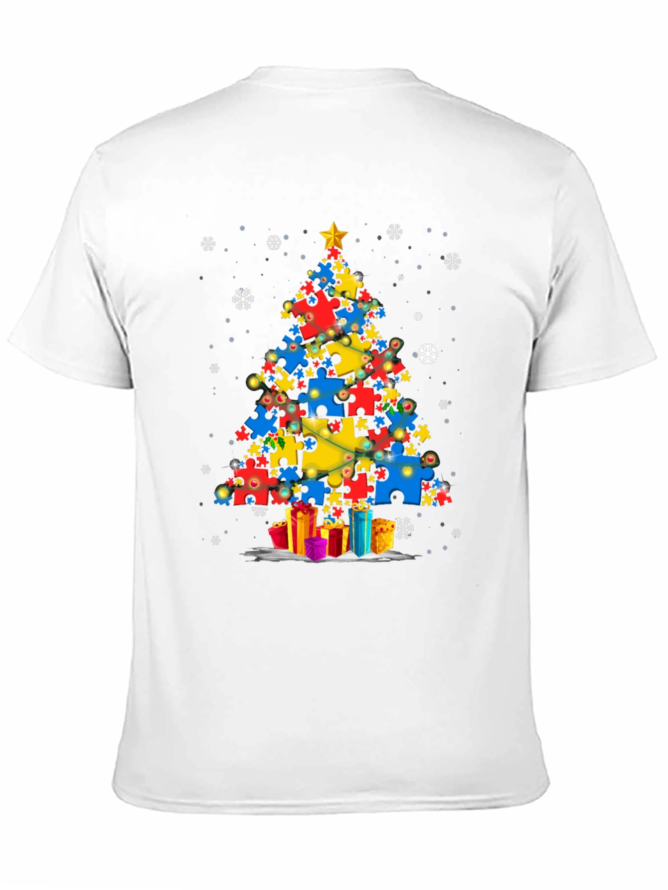 Autism Awareness Christmas Tree T-Shirt