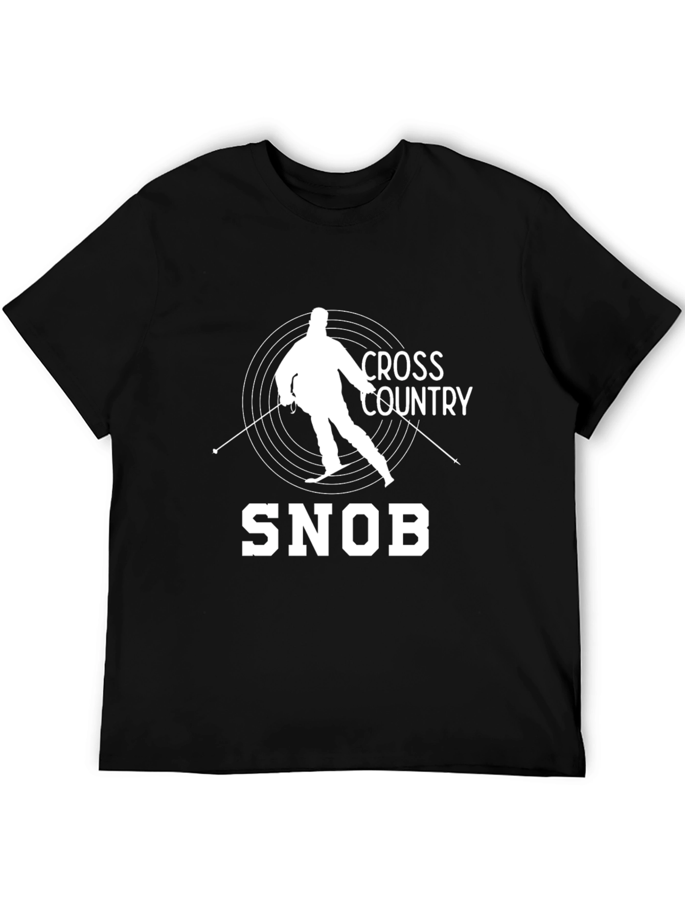 Cross Country Snob T-Shirt - Skiing Graphic Tee