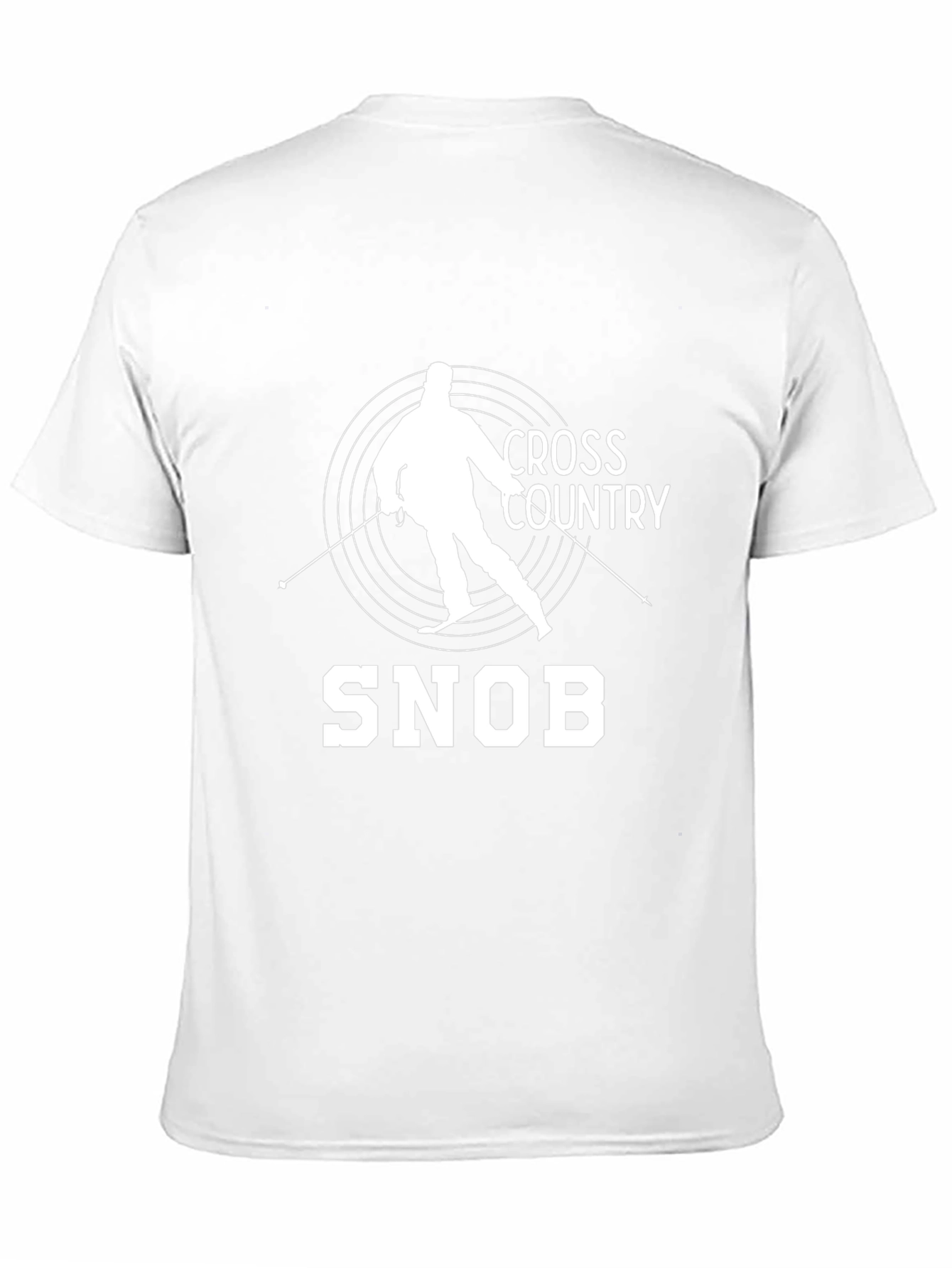 Cross Country Snob T-Shirt - Skiing Graphic Tee