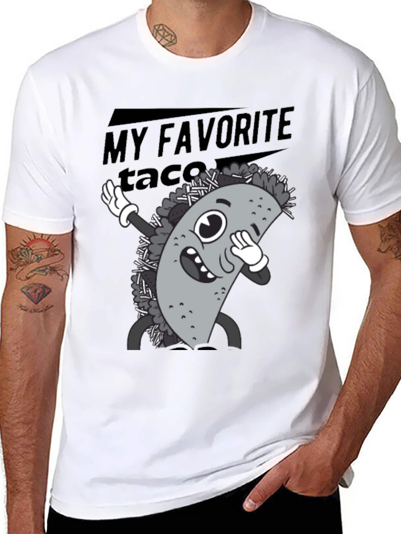 My Favorite Taco Dab Graphic T-Shirt