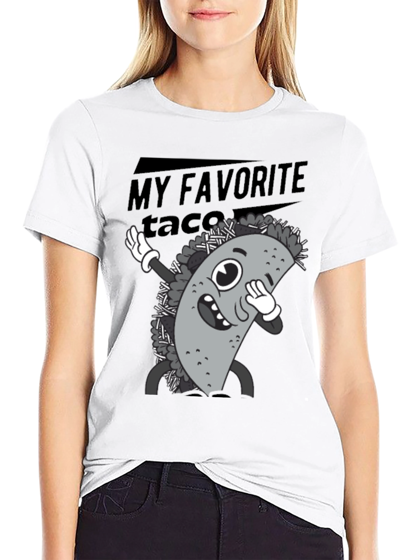 My Favorite Taco Dab Graphic T-Shirt
