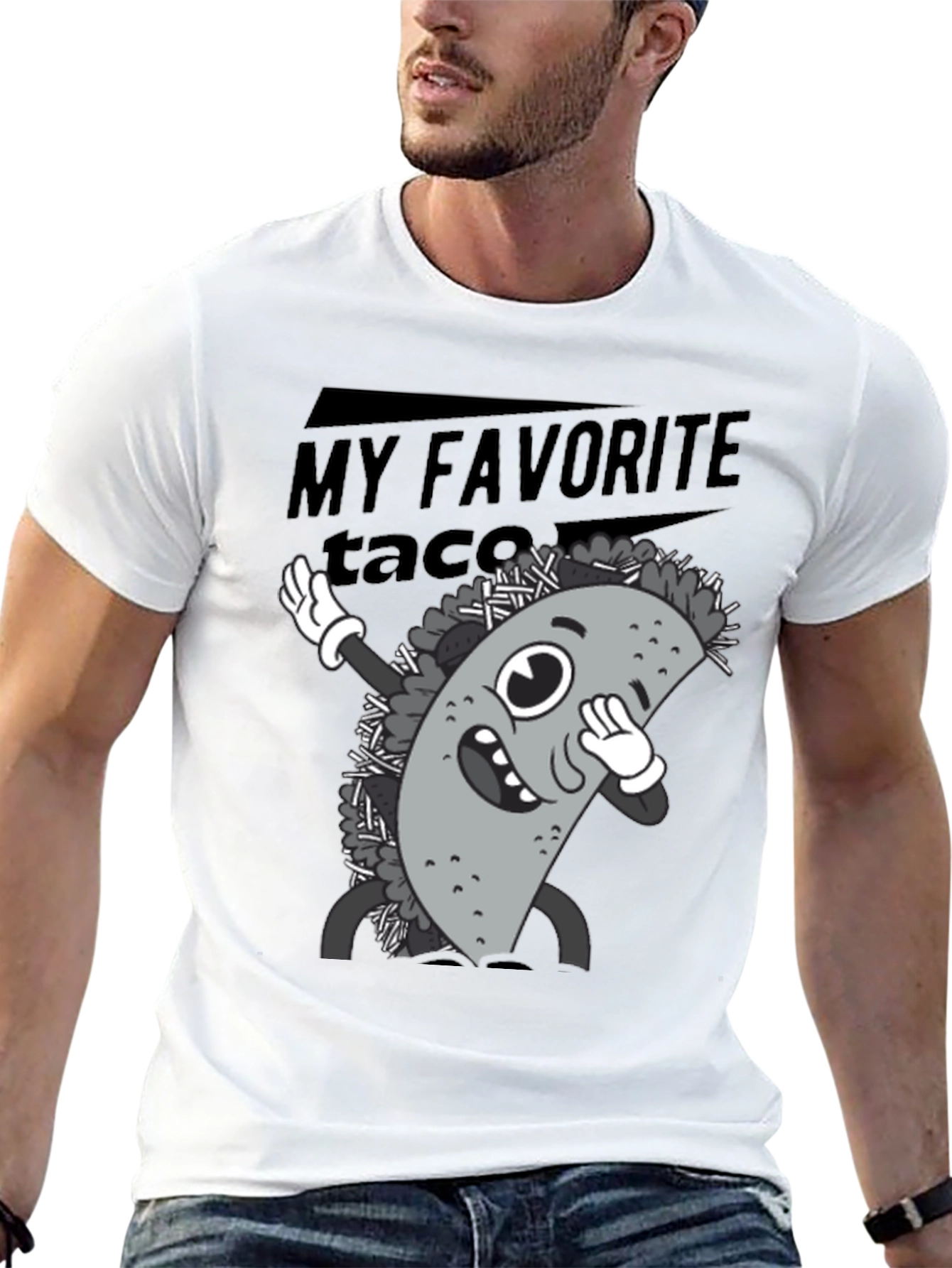 My Favorite Taco Dab Graphic T-Shirt