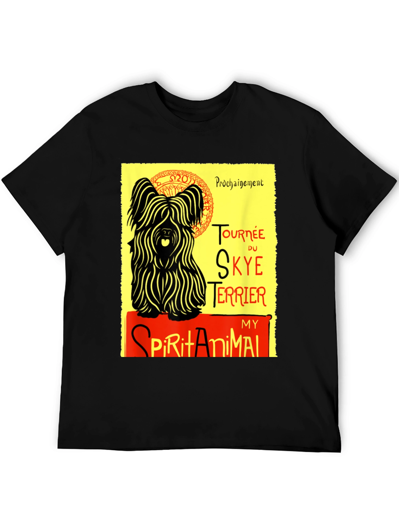 Skye Terrier Spirit Animal Graphic T-Shirt