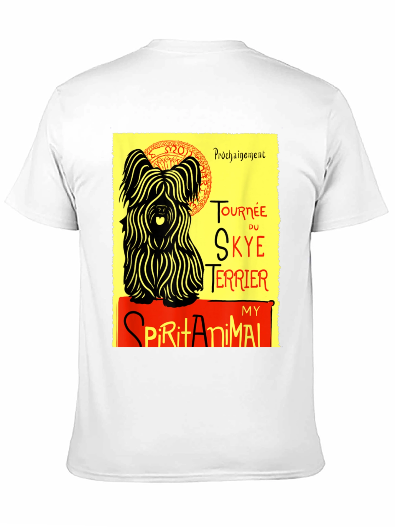 Skye Terrier Spirit Animal Graphic T-Shirt
