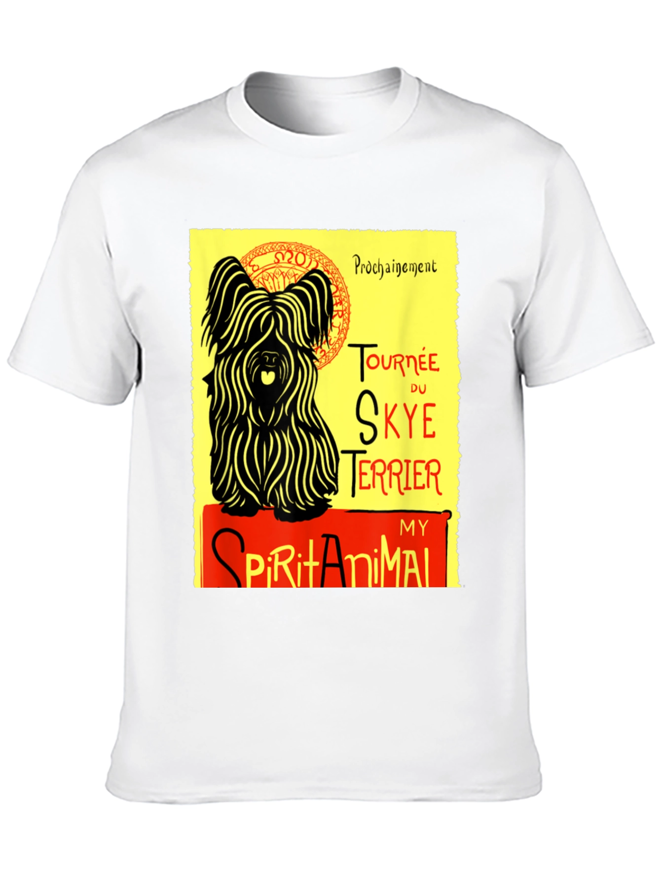 Skye Terrier Spirit Animal Graphic T-Shirt