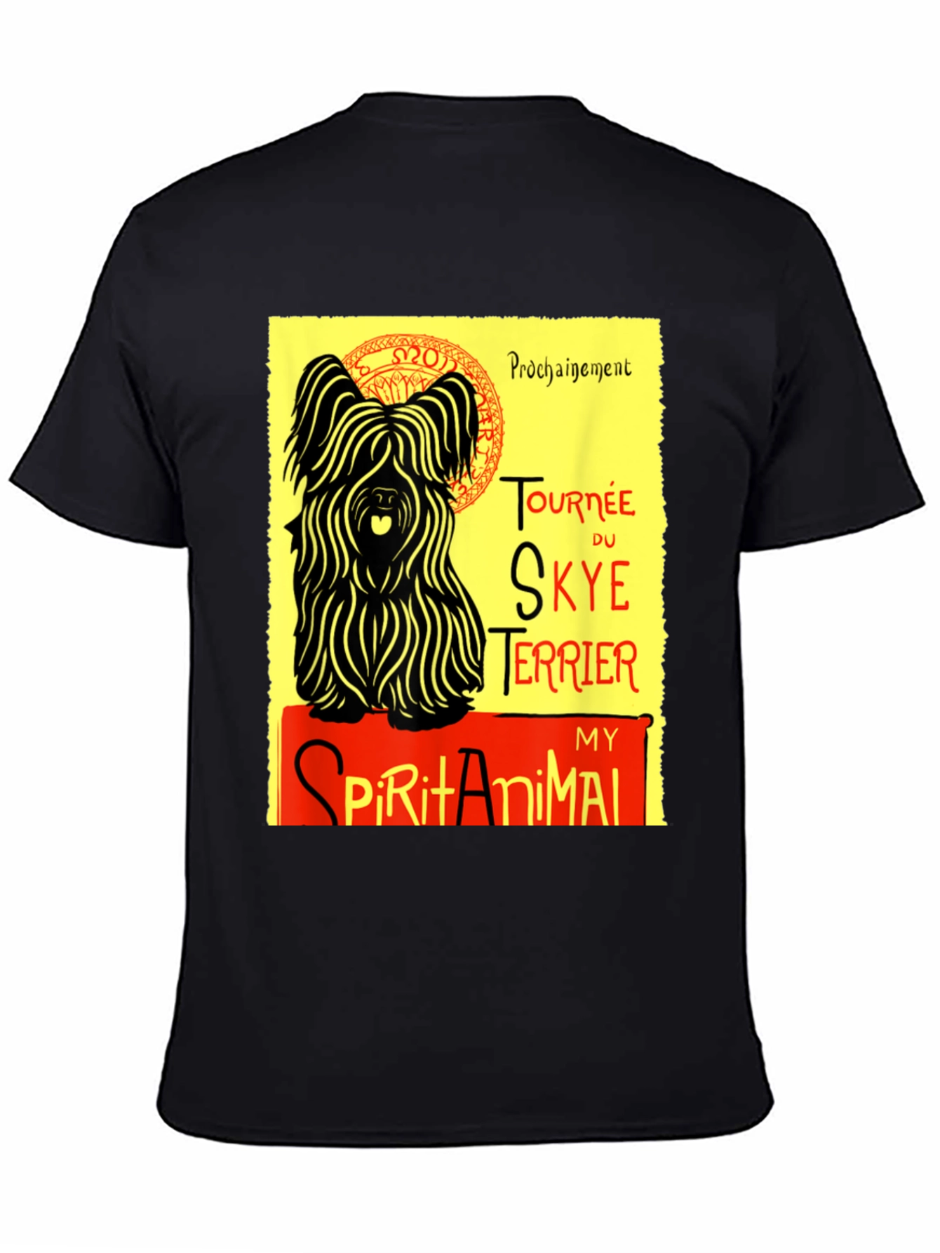 Skye Terrier Spirit Animal Graphic T-Shirt