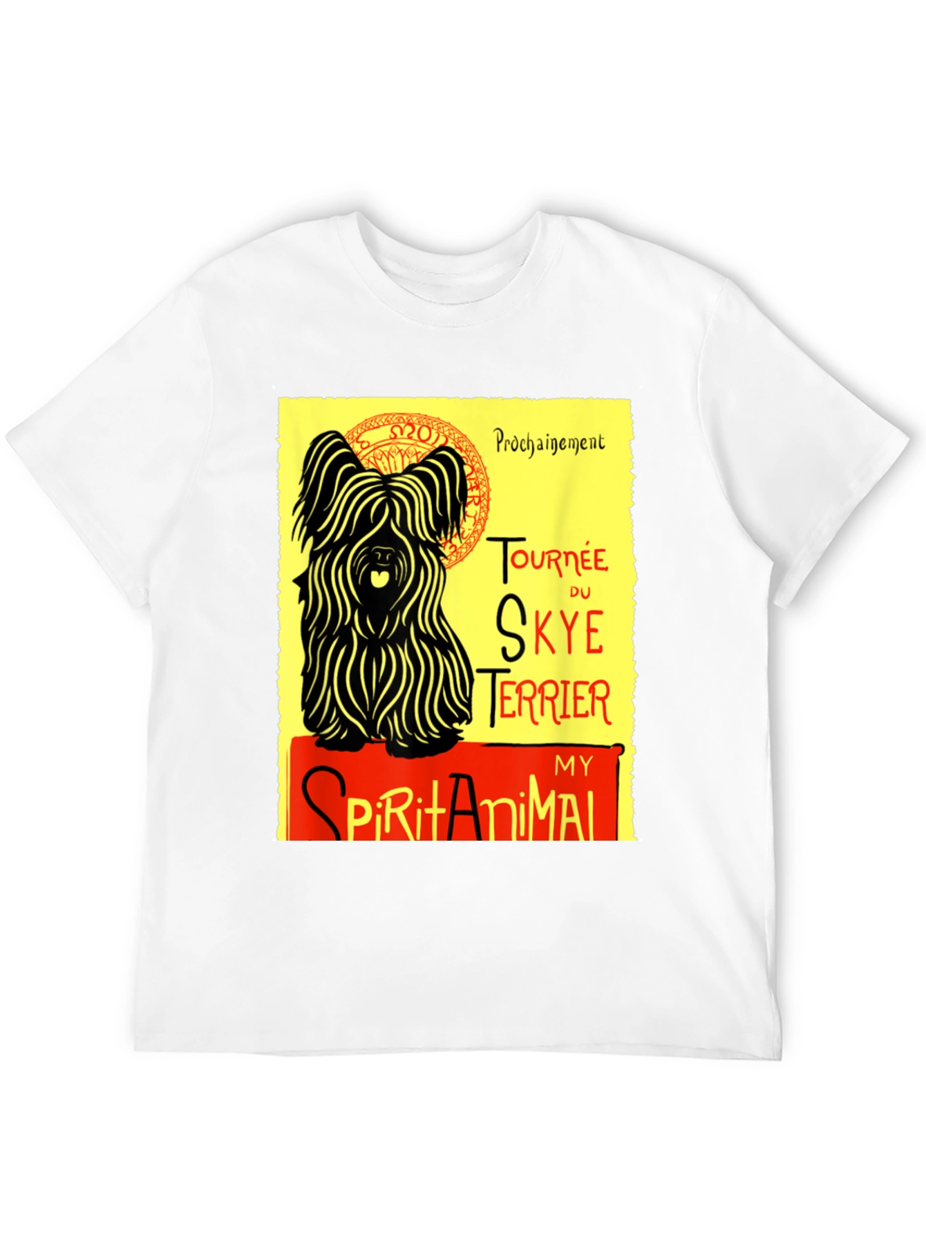 Skye Terrier Spirit Animal Graphic T-Shirt