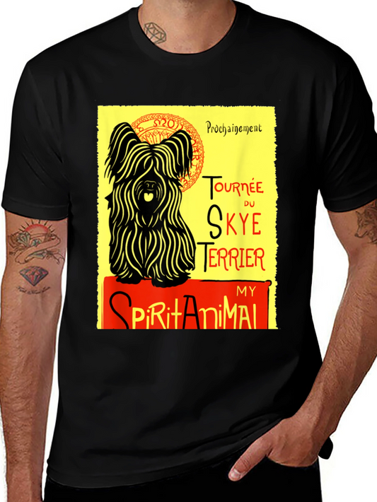 Skye Terrier Spirit Animal Graphic T-Shirt