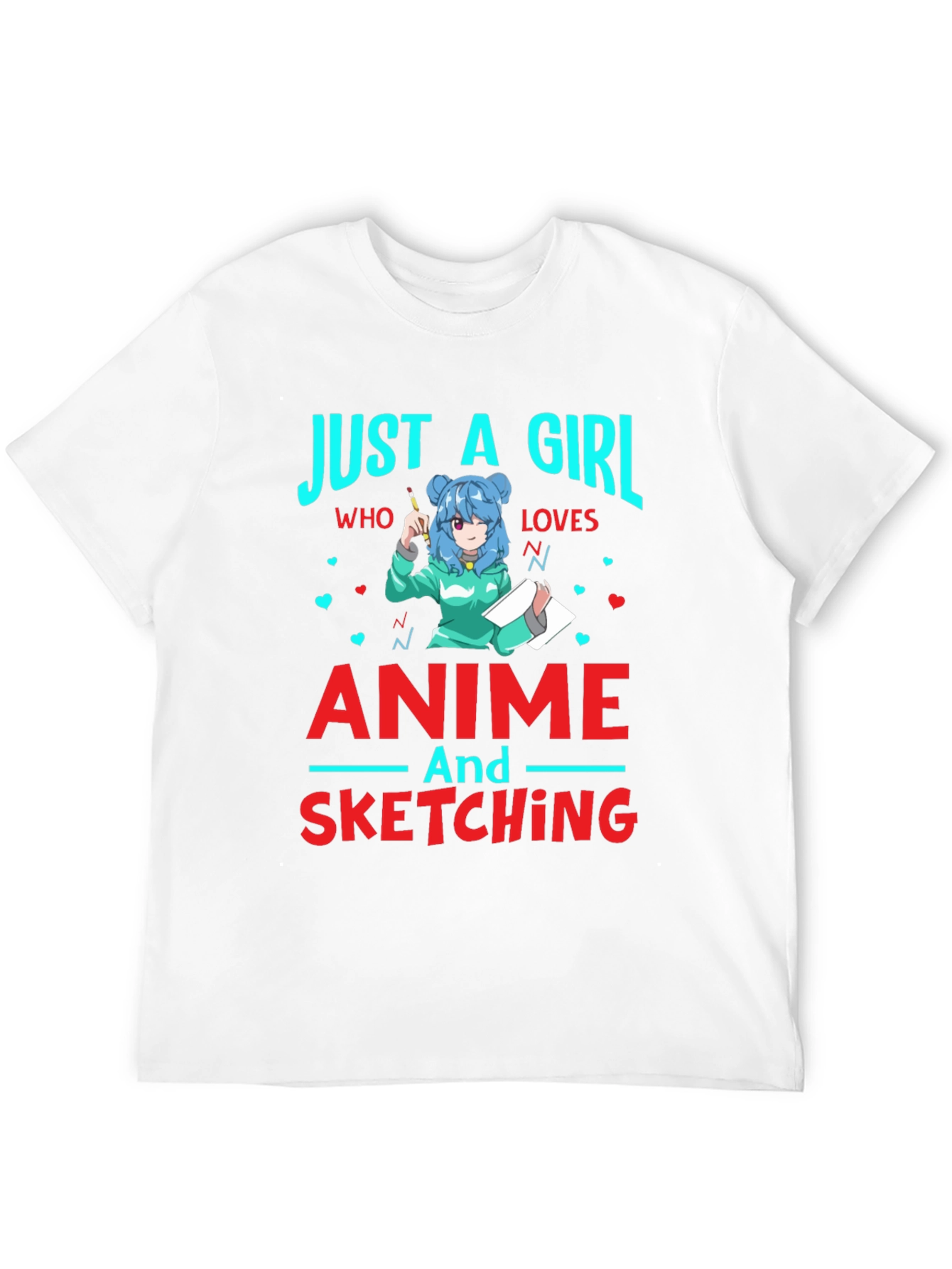 Anime & Sketching Girls T-Shirt
