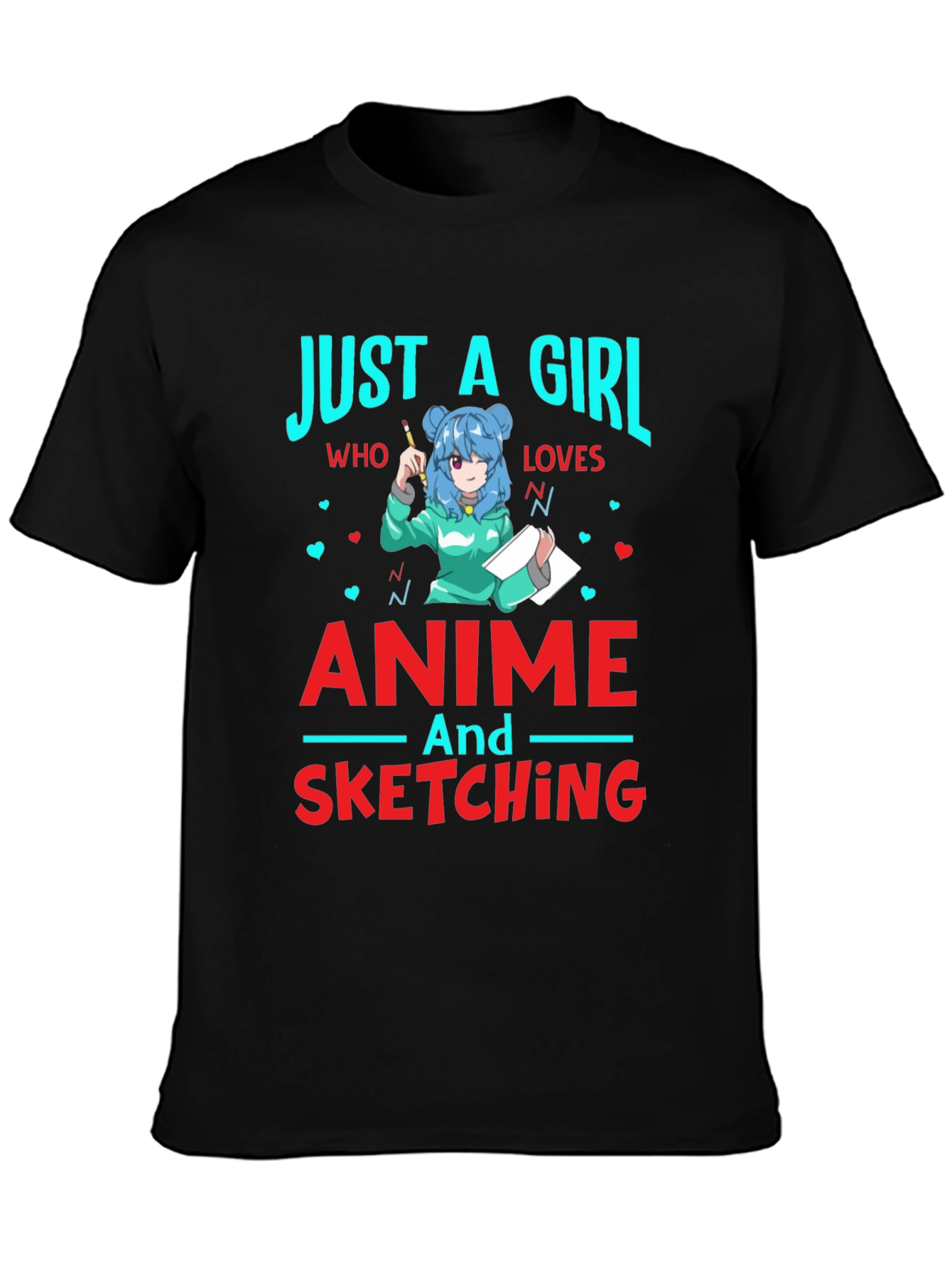 Anime & Sketching Girls T-Shirt