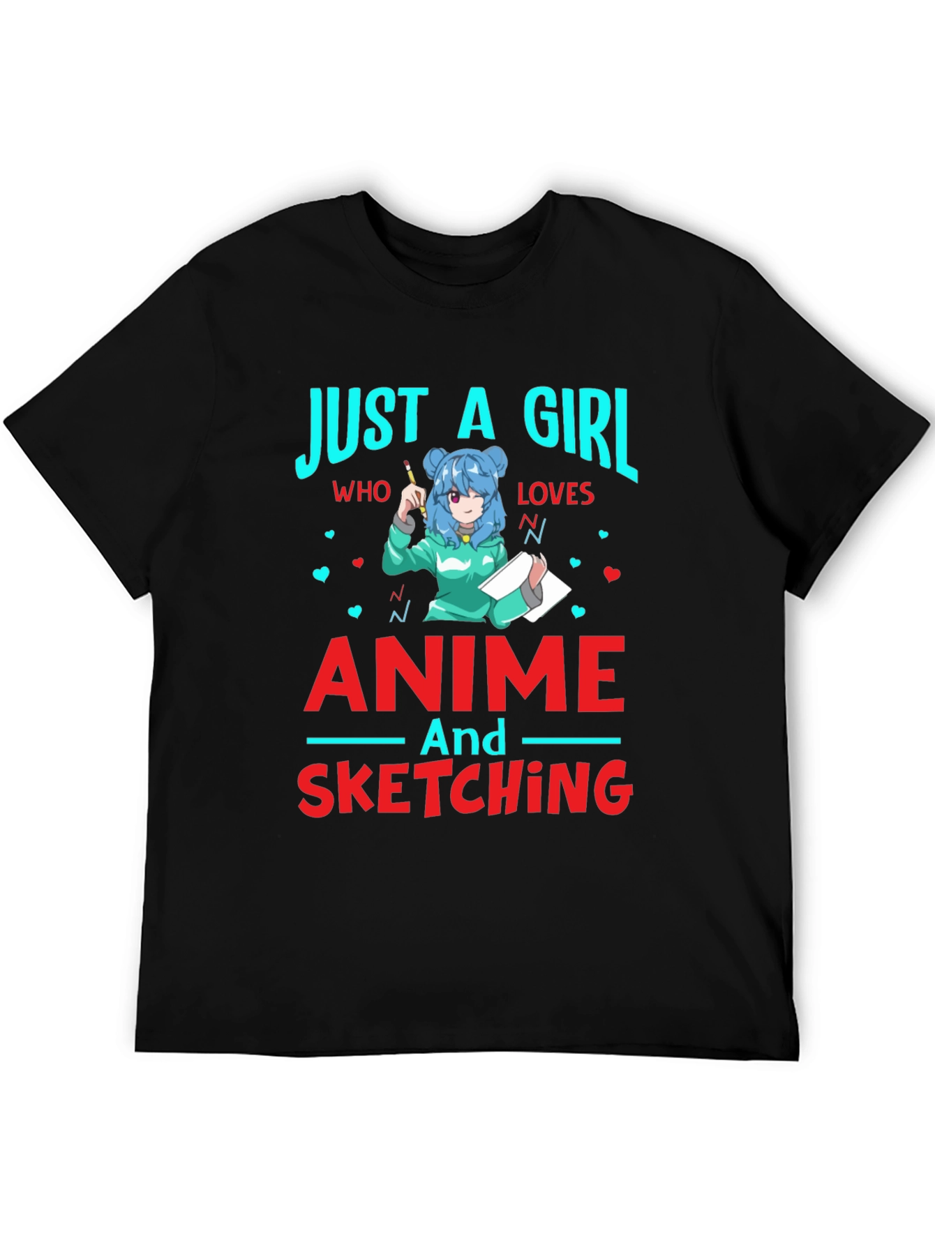 Anime & Sketching Girls T-Shirt