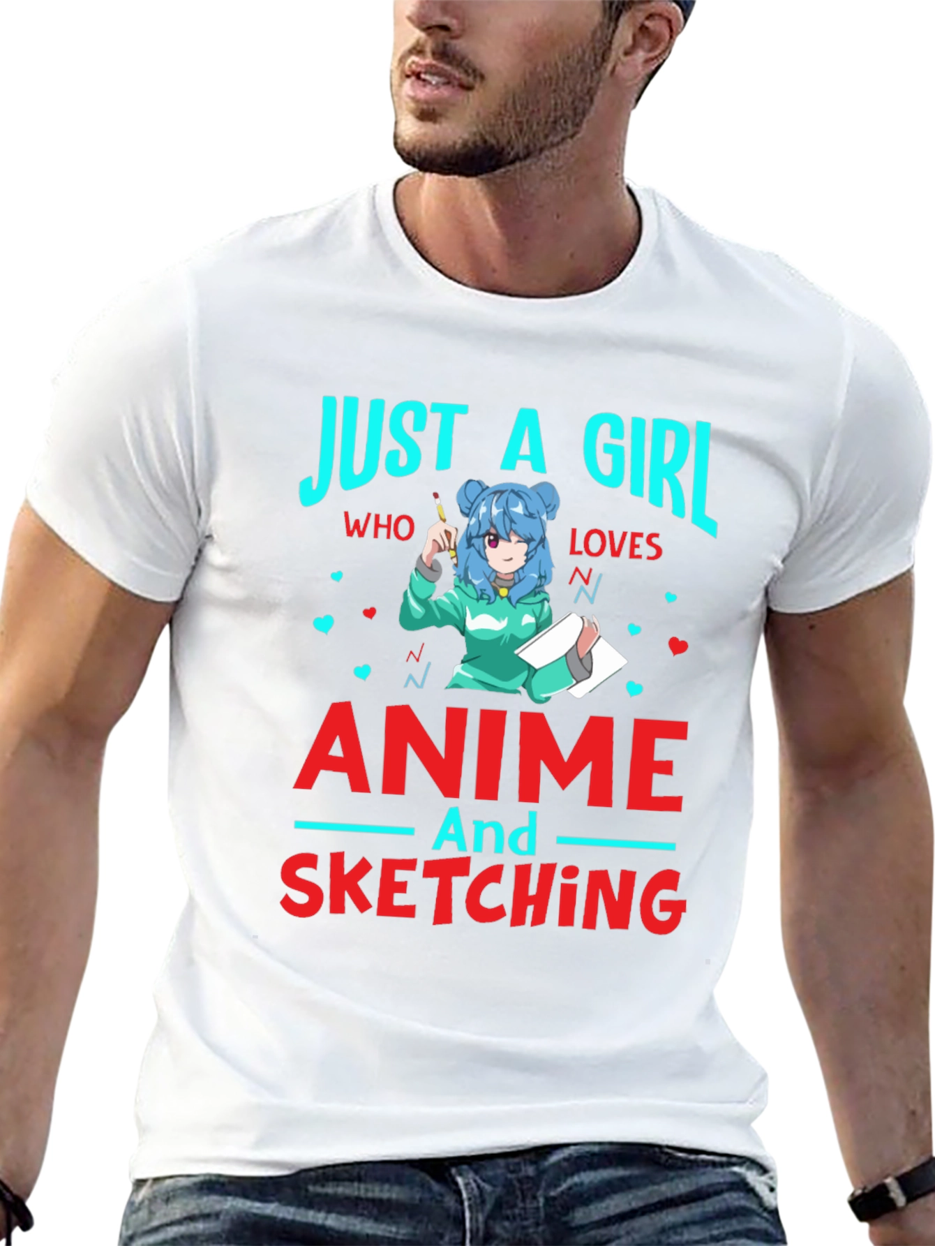 Anime & Sketching Girls T-Shirt