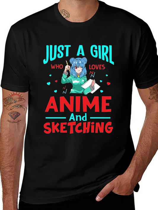 Anime & Sketching Girls T-Shirt