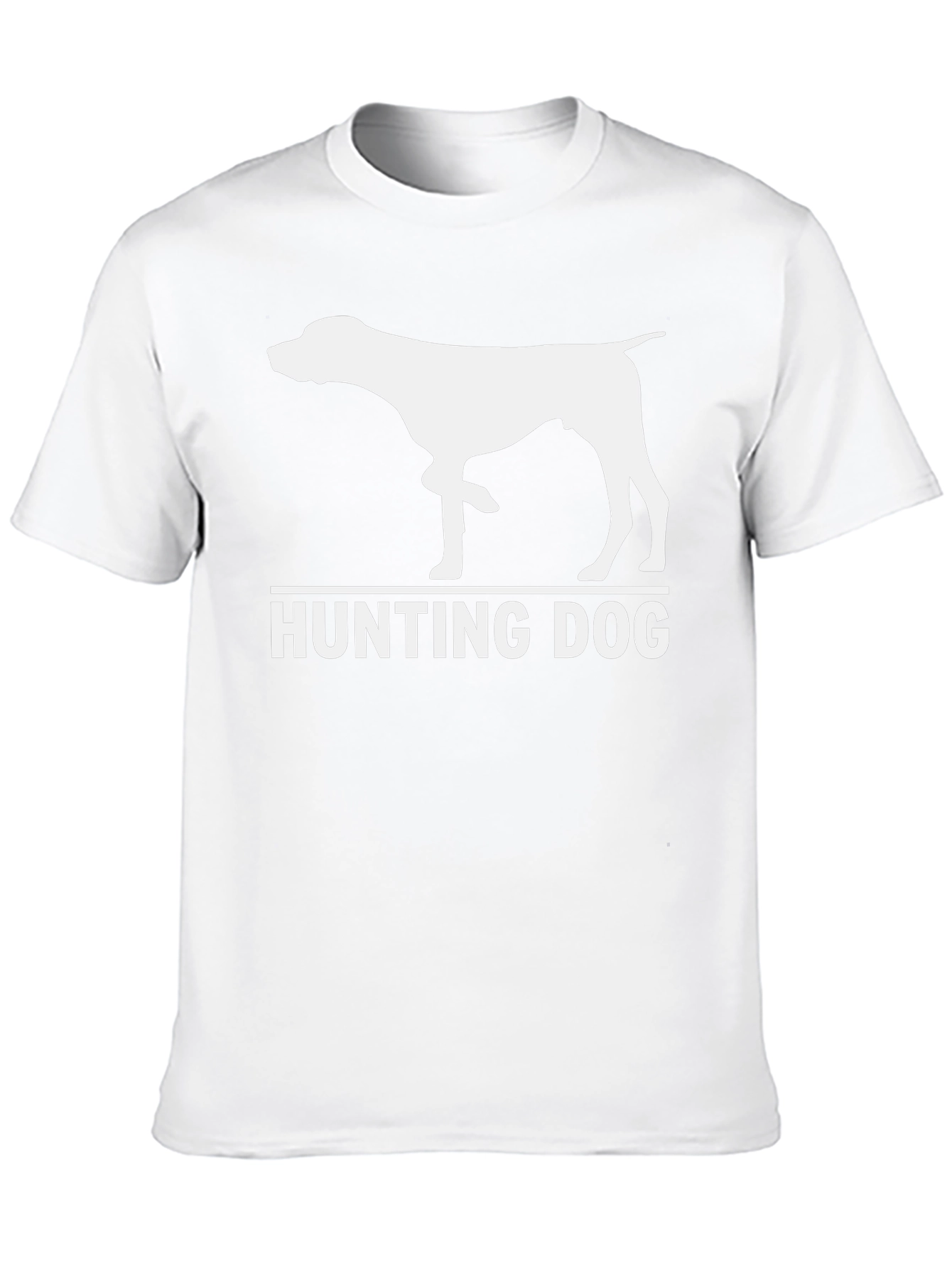 Hunting Dog Graphic T-Shirt - Black