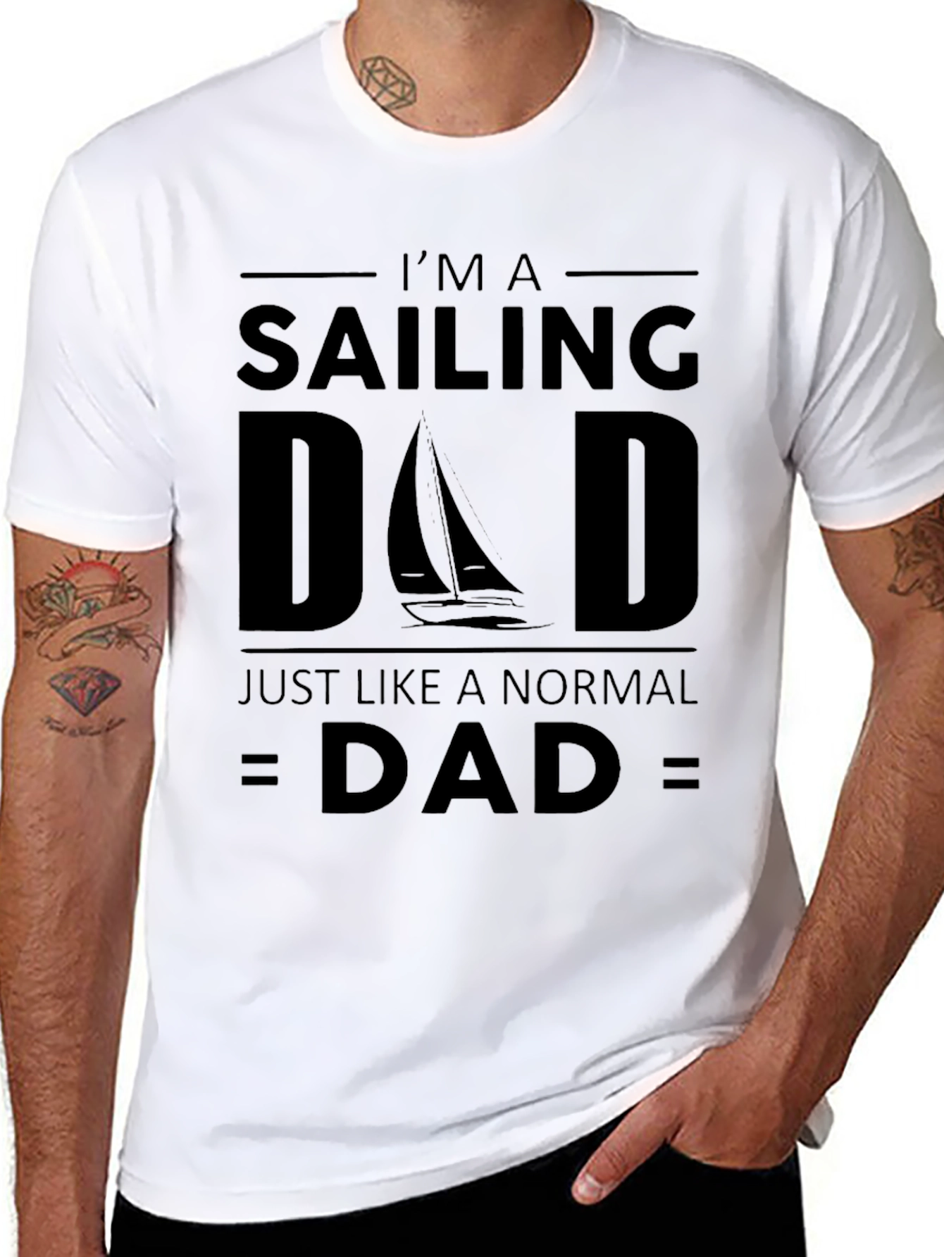 Sailing Dad T-Shirt - Funny Fathers Day Tee