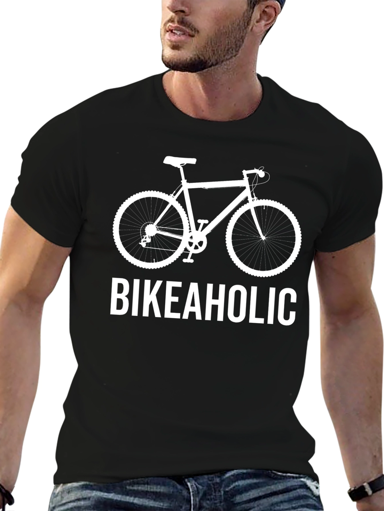 Bikeaholic Black T-Shirt